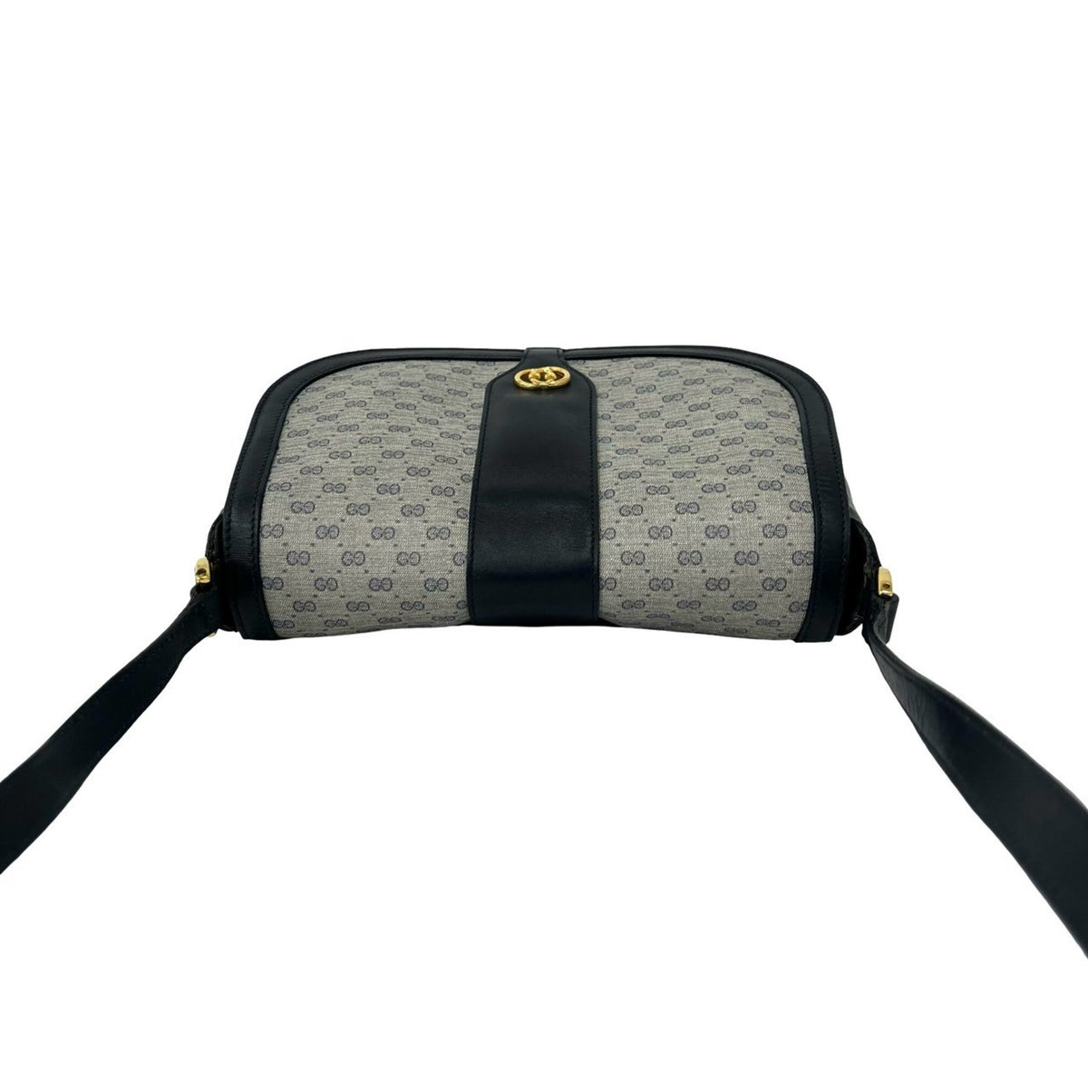 Gucci Navy Pvc Leather Pochette Shoulder Bag (Pre-Owned)