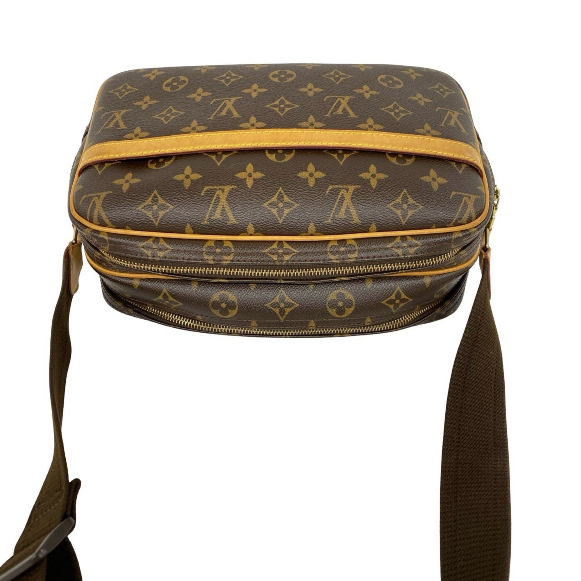 Louis Vuitton Brown Leather Pvc Pochette Shoulder Bag (Pre-Owned)