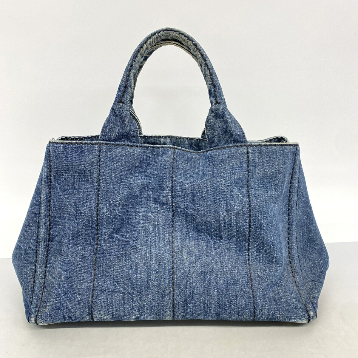 Prada Blue Denim Tote Bag (Pre-Owned)