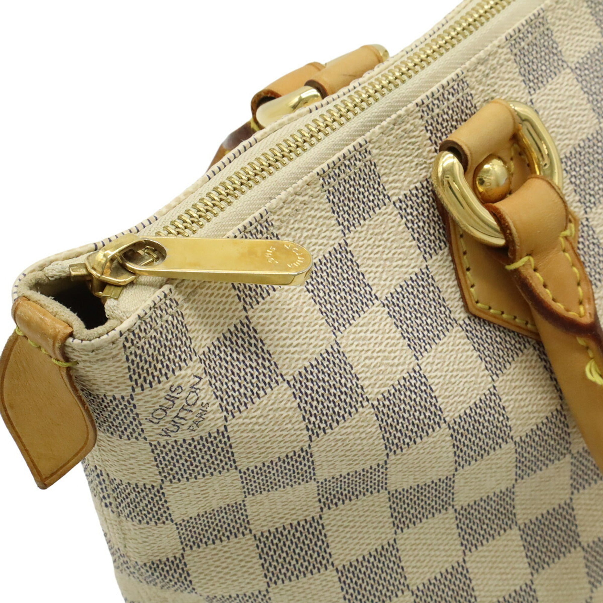 Louis Vuitton Damier Azur Ivory Damier Azur Handbag Tote Bag (Pre-Owned)