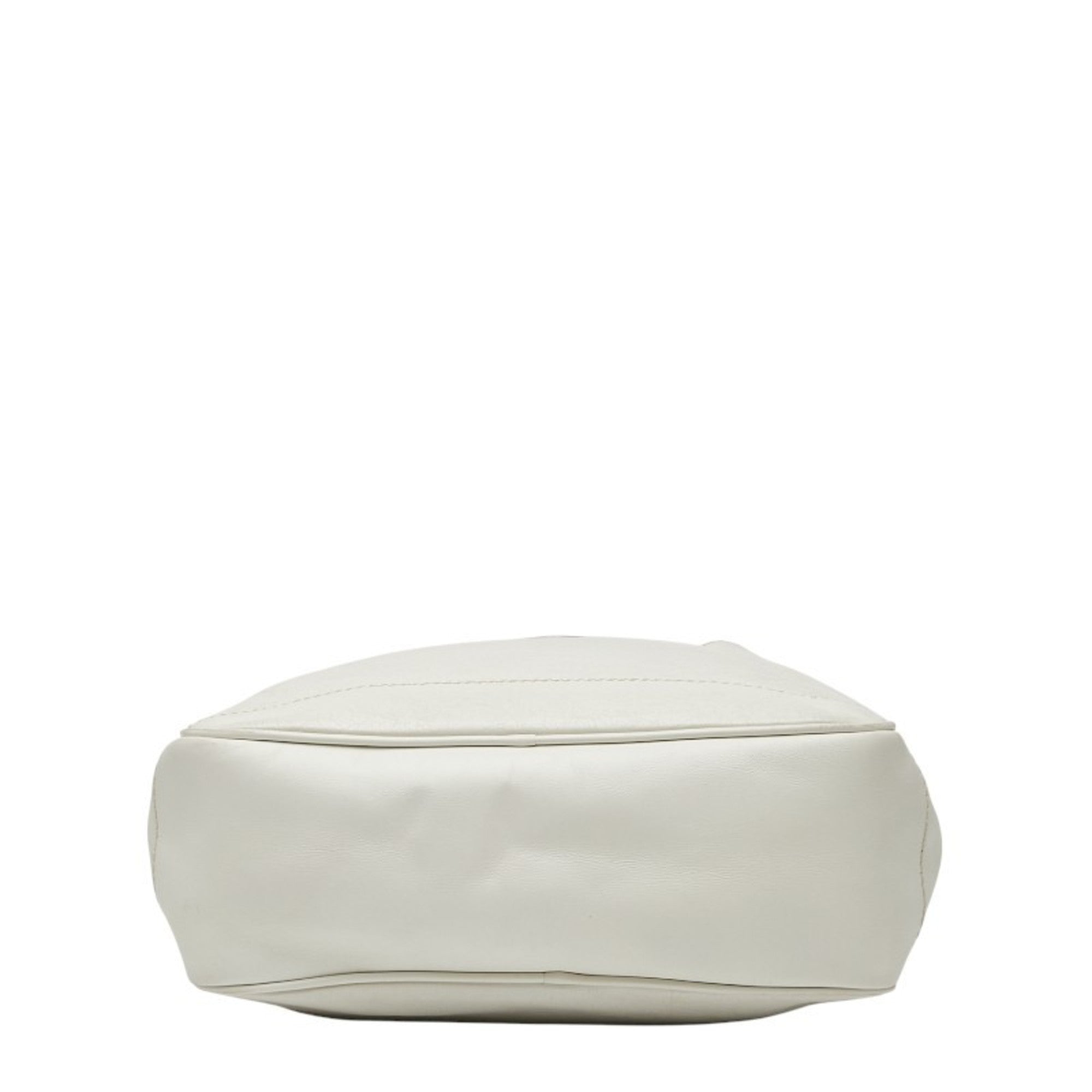 Balenciaga White Leather Shoulder Bag (Pre-Owned)