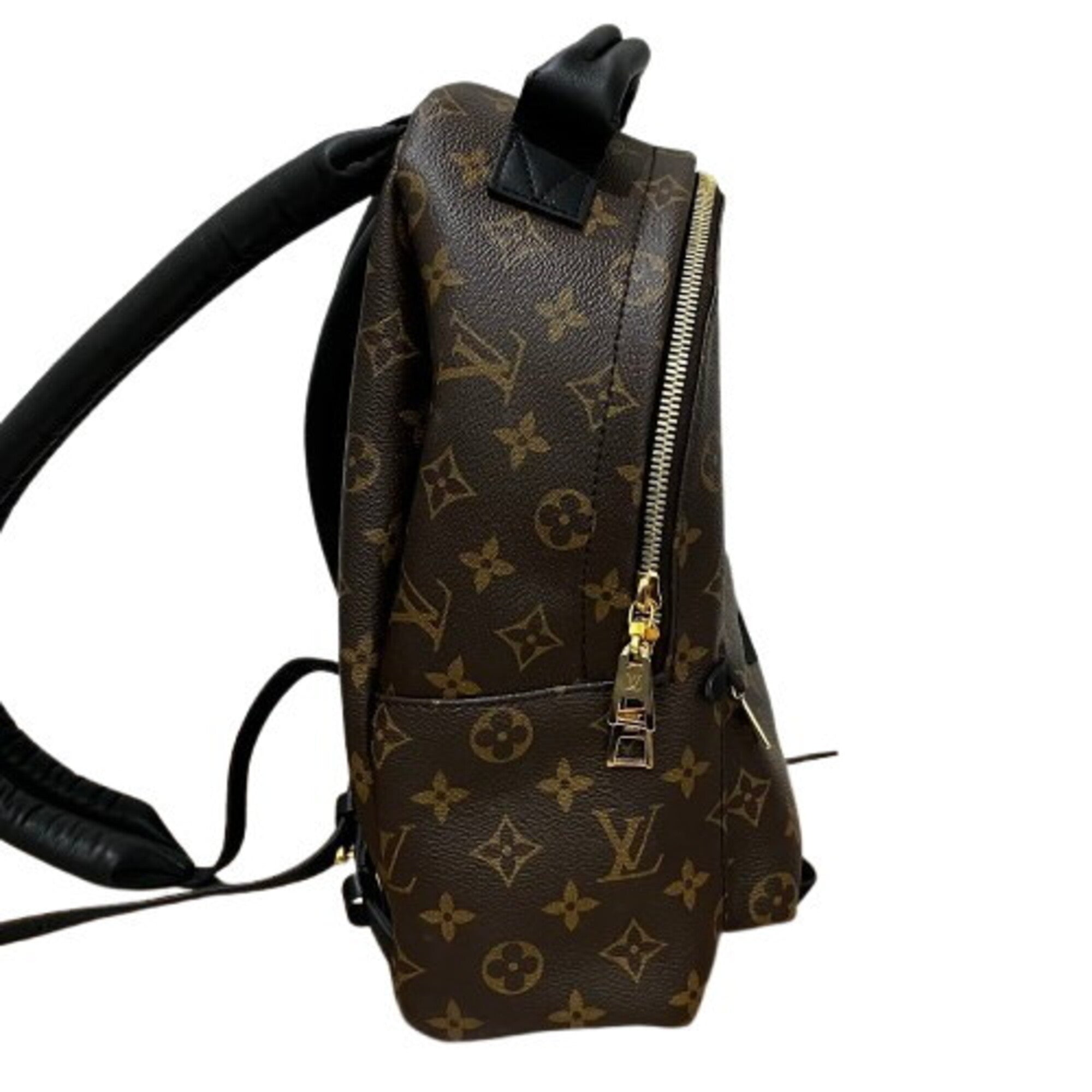 Louis Vuitton Black Brown Pvc Backpack (Pre-Owned)