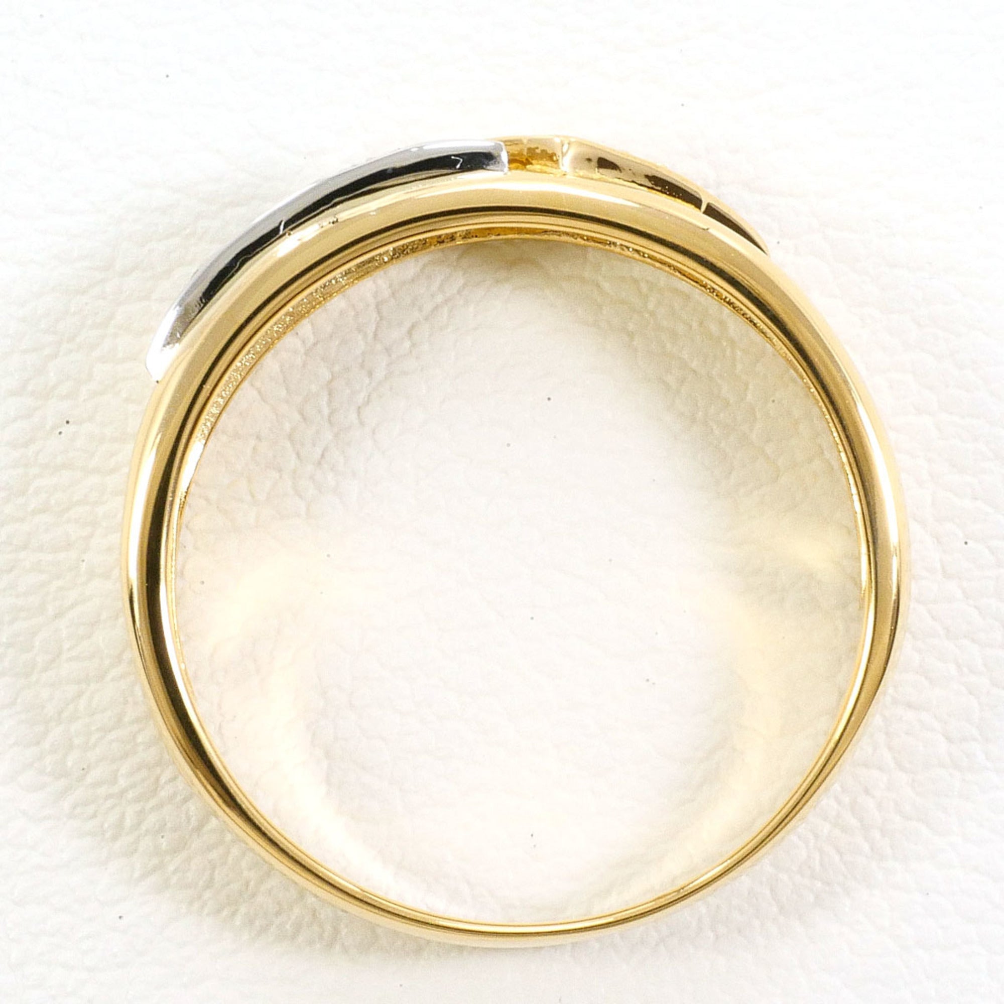 Unbranded Platinum Yellow Gold Yellow Gold (18K) Platinum 900 Band Ring (Pre-Owned)