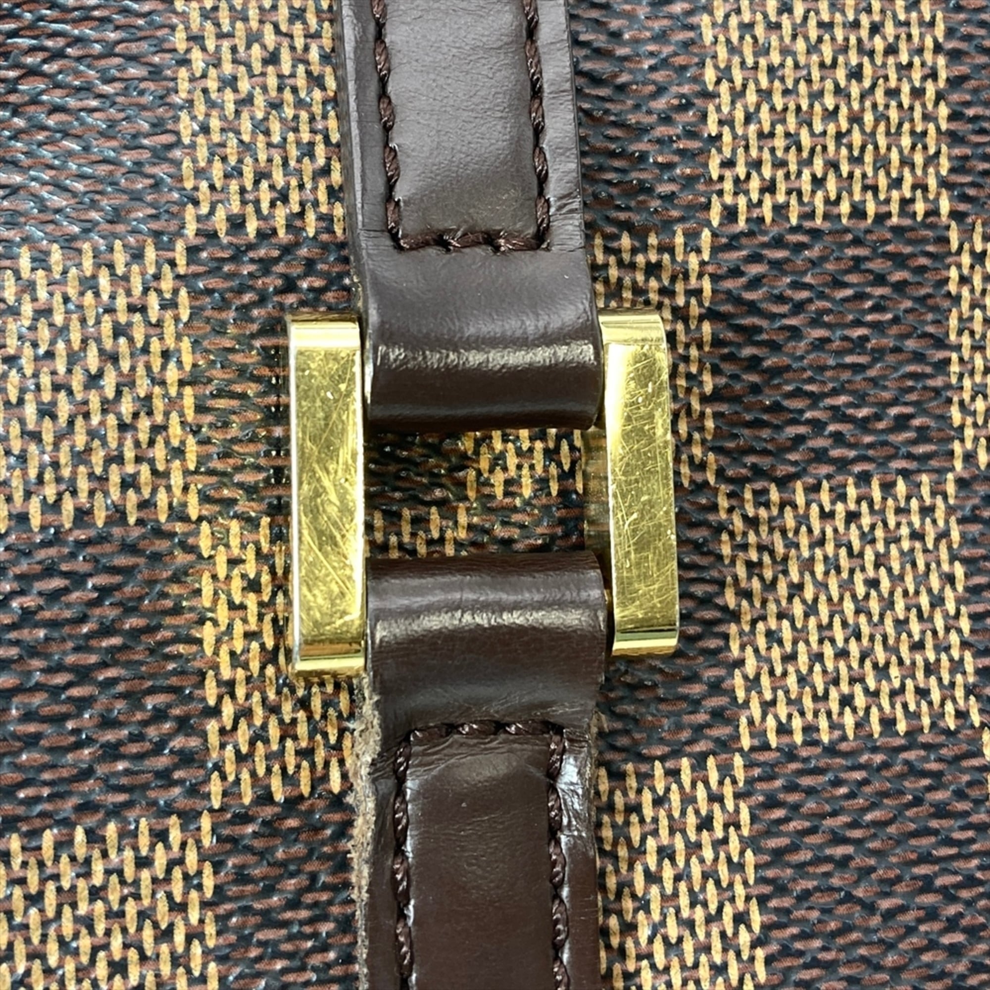 Louis Vuitton Brown Damier Canvas Shoulder Bag (Pre-Owned)