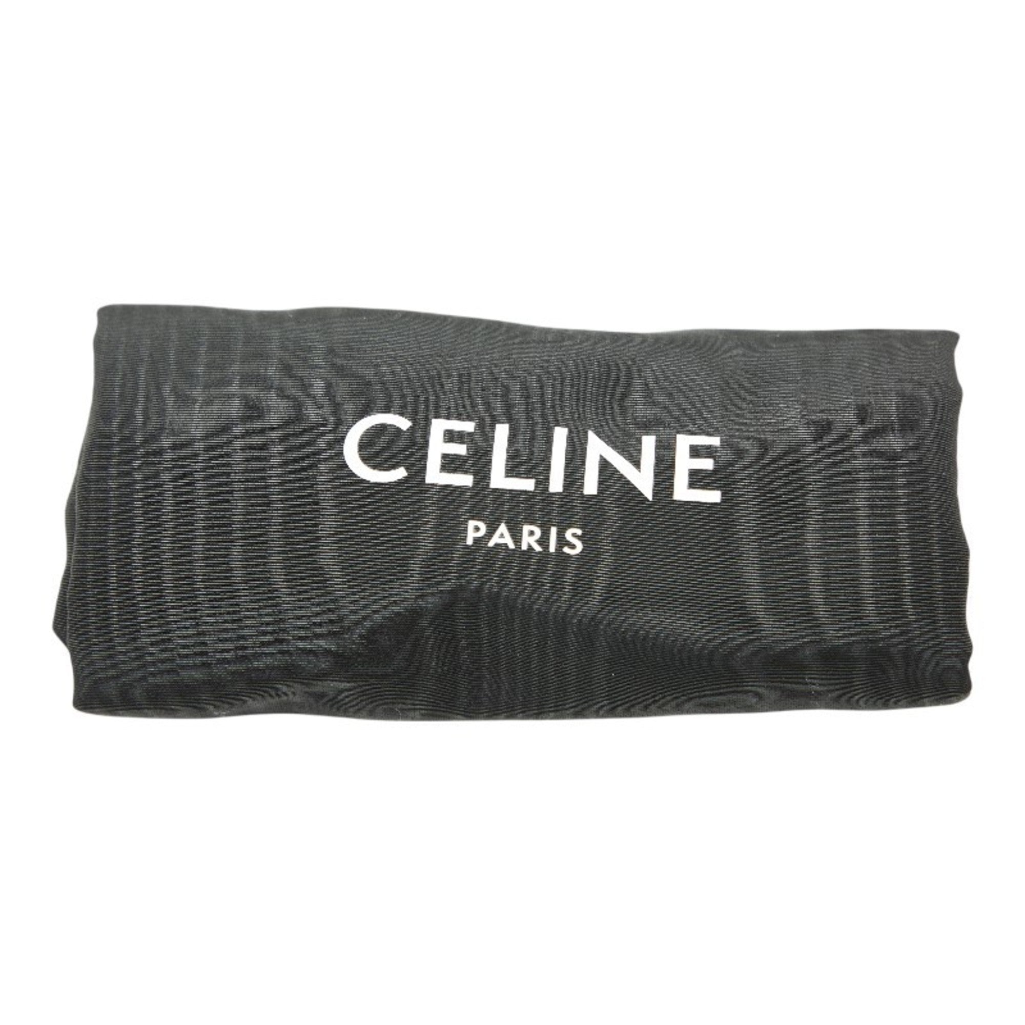 Celine Black Brown Pvc Leather Shoulder Bag (Pre-Owned)