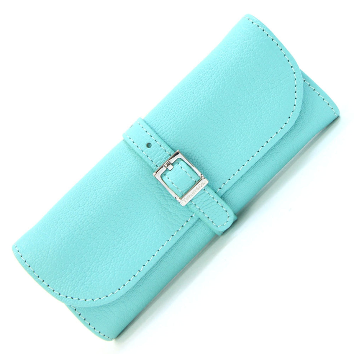 Tiffany Tiffany Blue Leather Pouch (Pre-Owned)