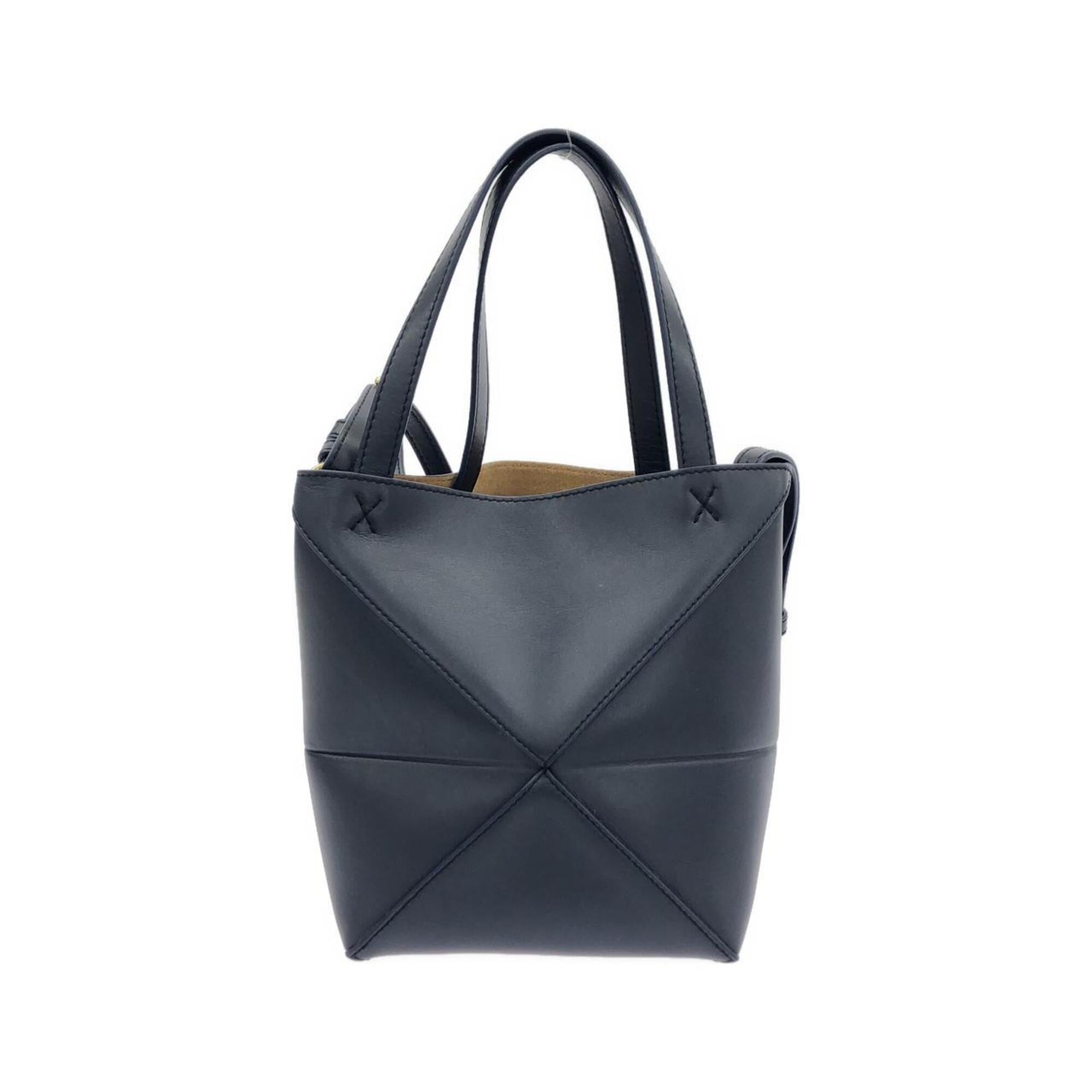 Loewe Blue Leather Handbag (Pre-Owned)