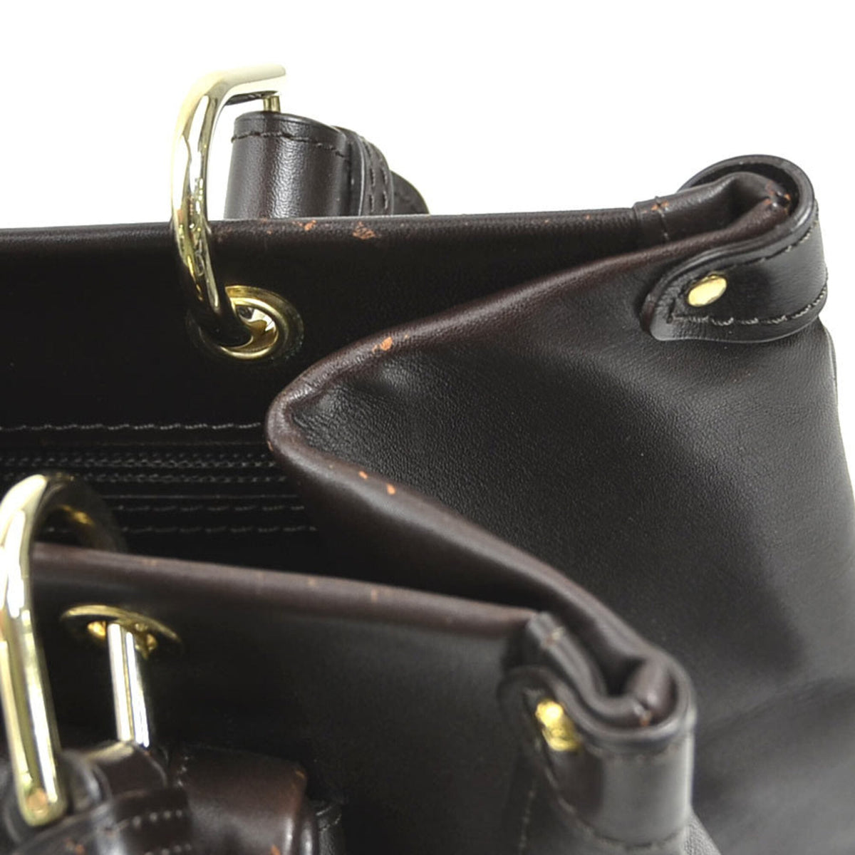 Bally Brown Leather Handbag (Pre-Owned)