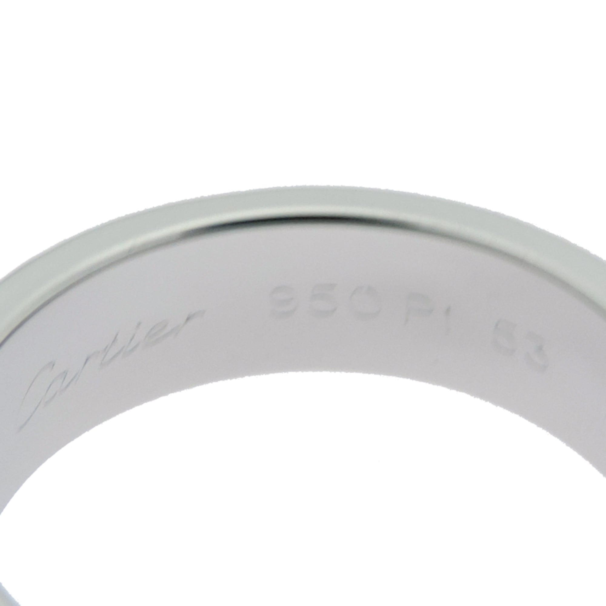Cartier Platinum 950 Band Ring (Pre-Owned)
