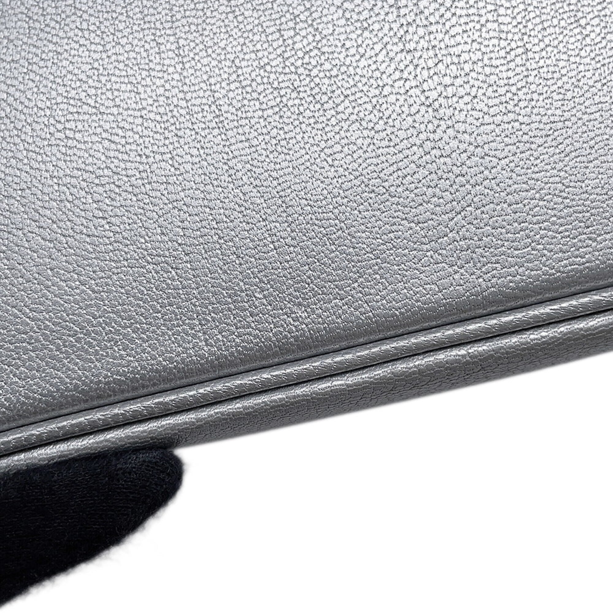 Hermes Argent Chevre Leather Handbag (Pre-Owned)