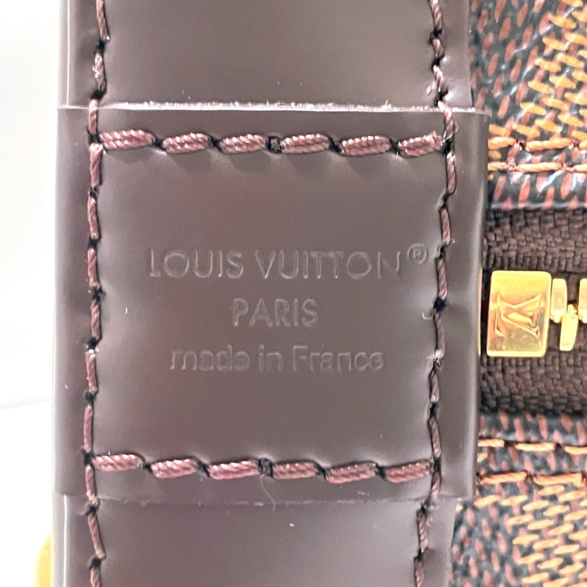 Louis Vuitton Damier Brown Damier Canvas Handbag (Pre-Owned)
