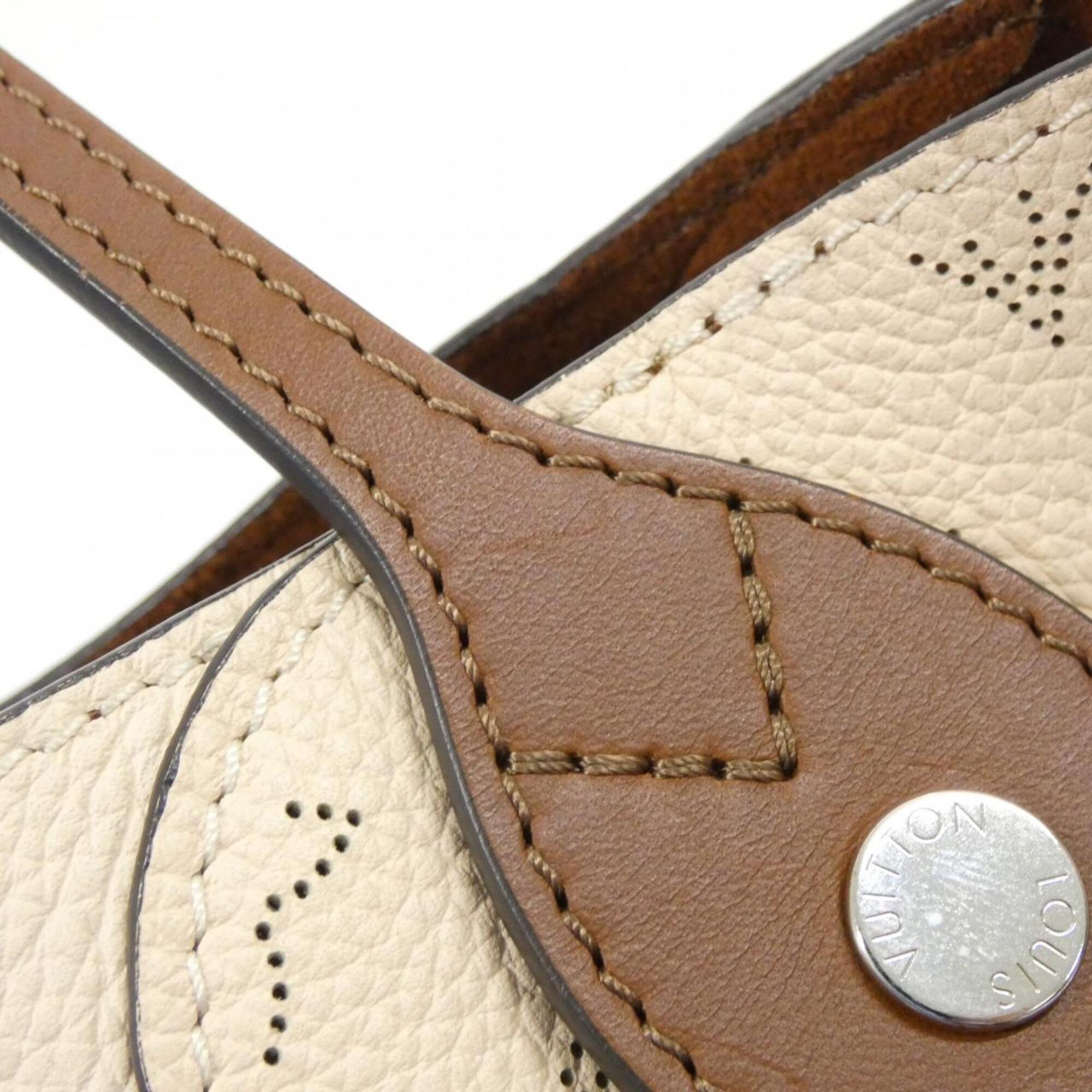 Louis Vuitton Beige Leather Handbag Pouch (Pre-Owned)