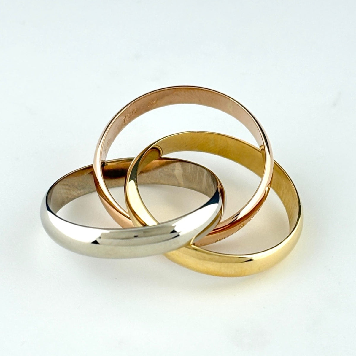Cartier Yellow Gold (18K) Pink Gold (18K) White Gold (18K) Band Ring (Pre-Owned)