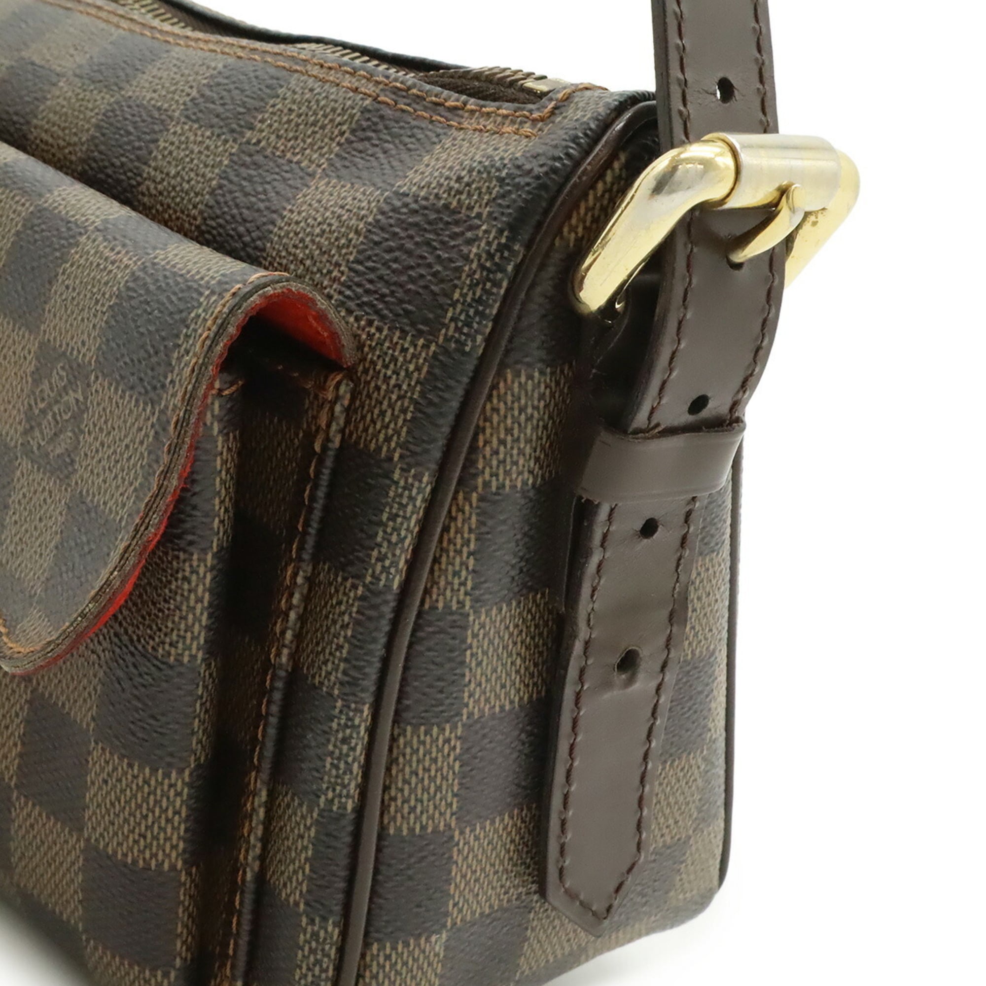 Louis Vuitton Brown Damier Canvas Damier Canvas Pvc Shoulder Bag (Pre-Owned)