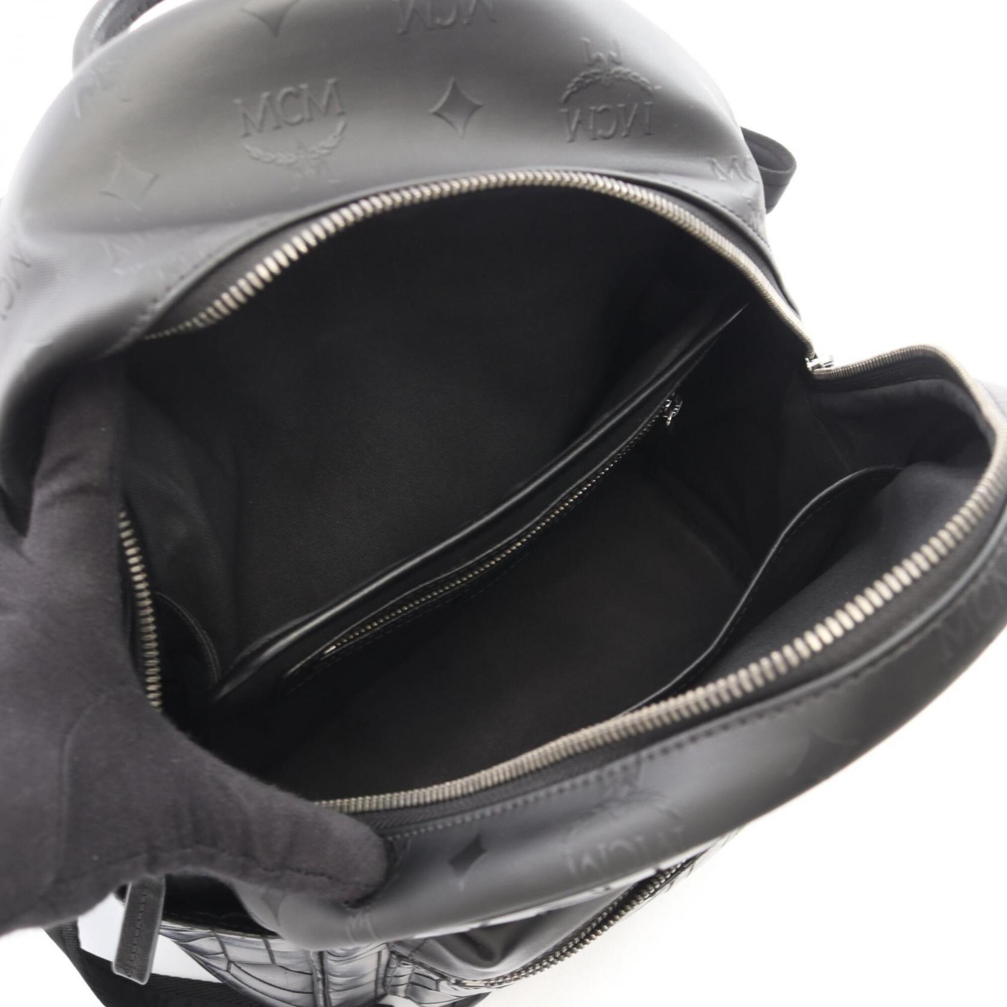 Mcm Black Polyamide Backpack (Pre-Owned)