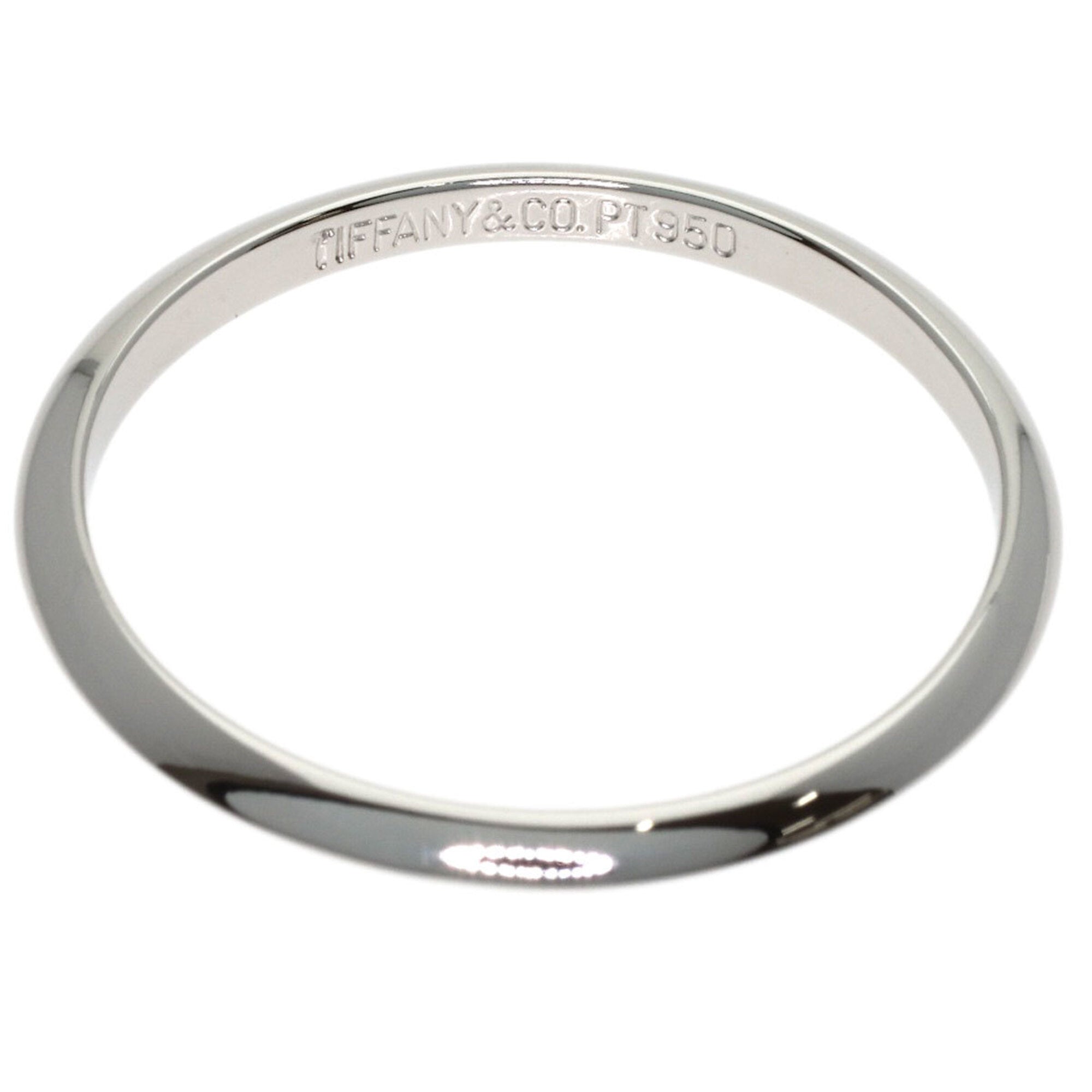 Tiffany Platinum 950 Band Ring (Pre-Owned)