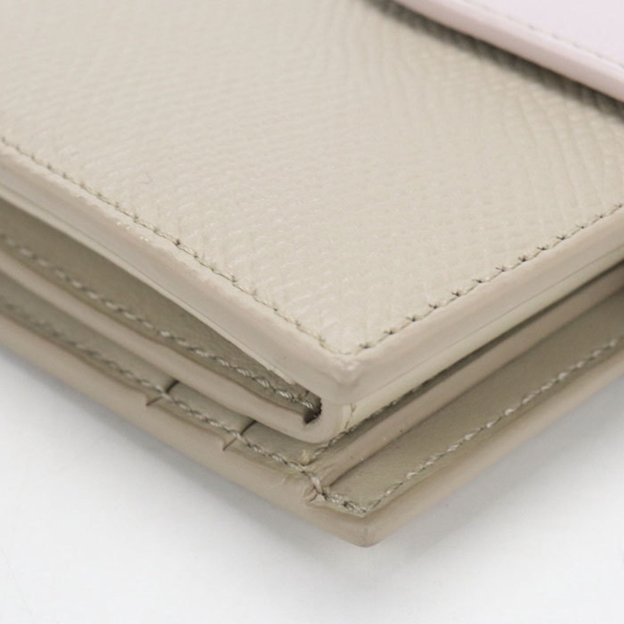 Celine Beige Leather Wallet (Bi-Fold) (Pre-Owned)