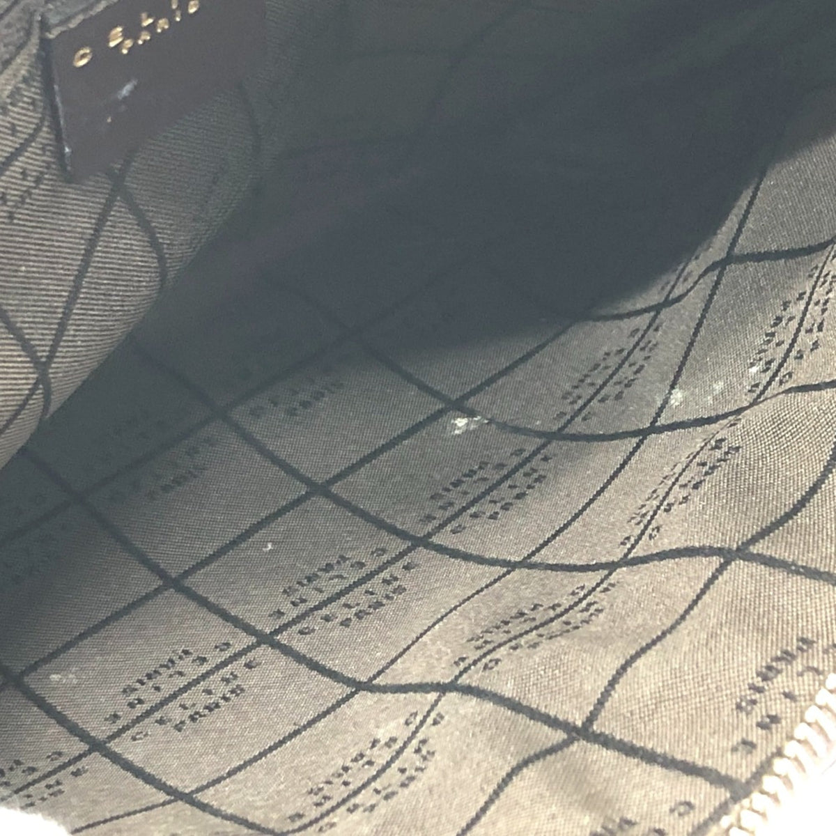 Celine Brown Leather Pouch (Pre-Owned)