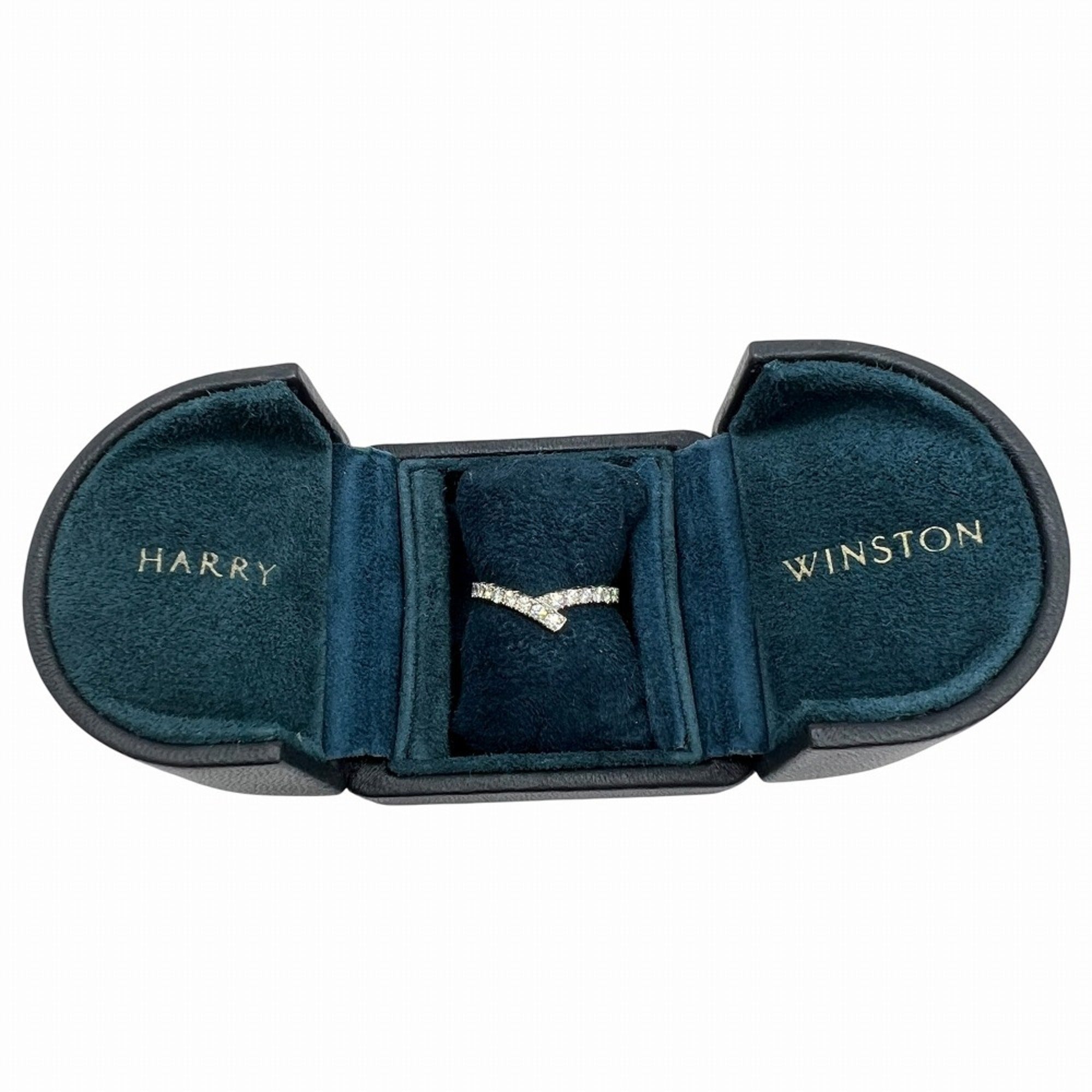 Harry Winston Platinum Platinum 950 Band Ring (Pre-Owned)