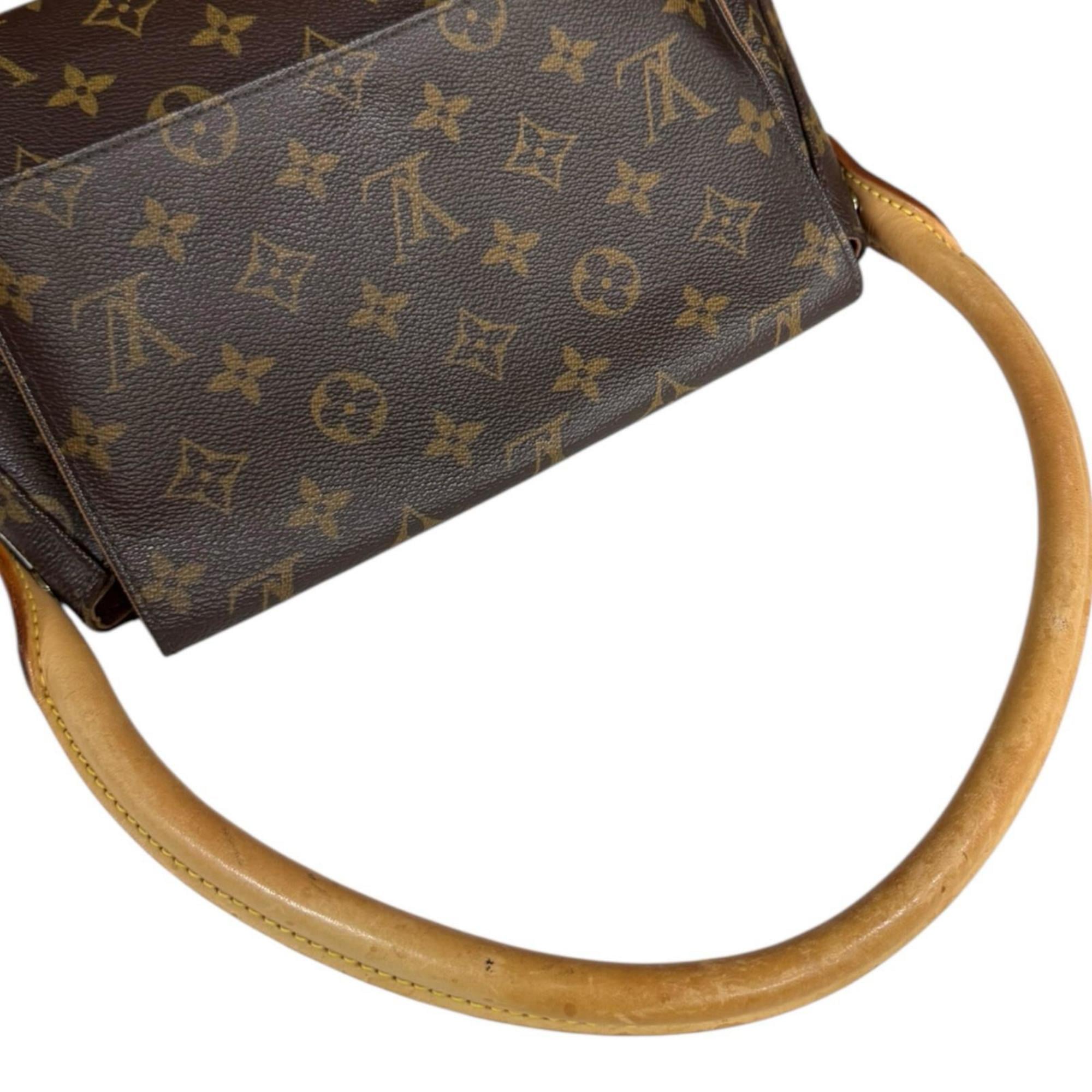 Louis Vuitton Brown Monogram Canvas Handbag (Pre-Owned)