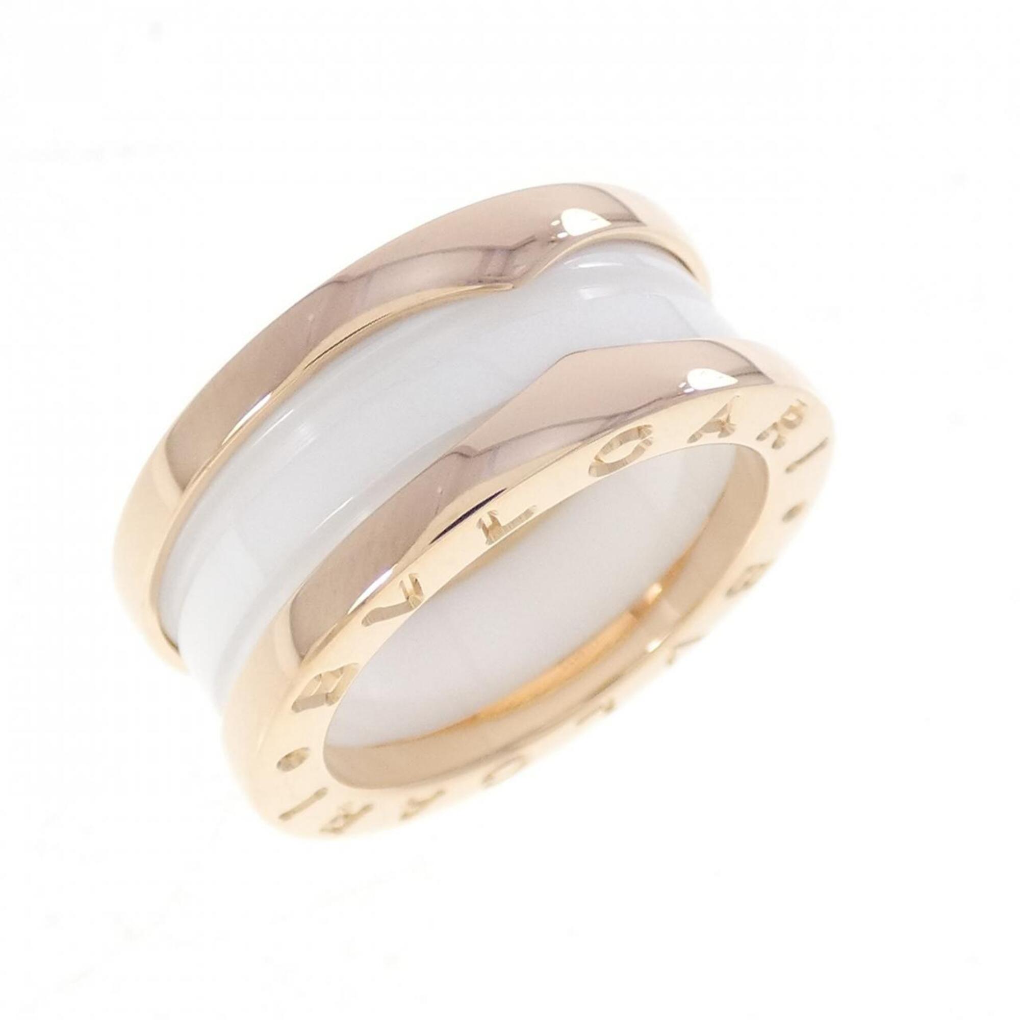 Bvlgari Pink Gold Pink Gold (18K) Ceramic Band Ring (Pre-Owned)