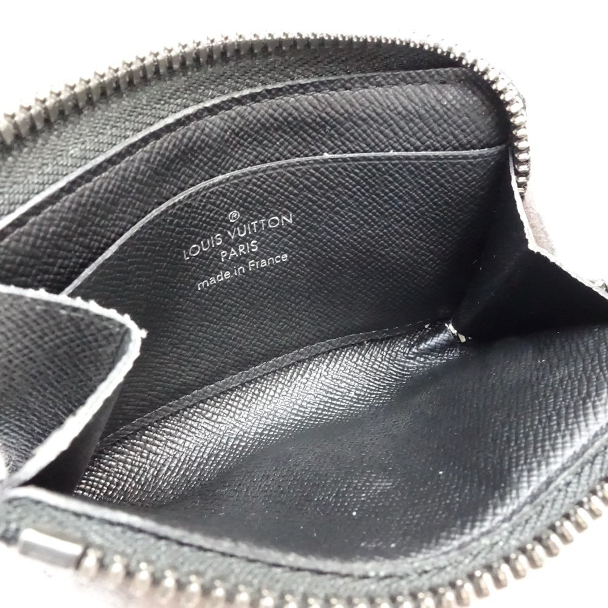 Louis Vuitton Black Monogram Eclipse Canvas Coin Purse/Coin Case (Pre-Owned)
