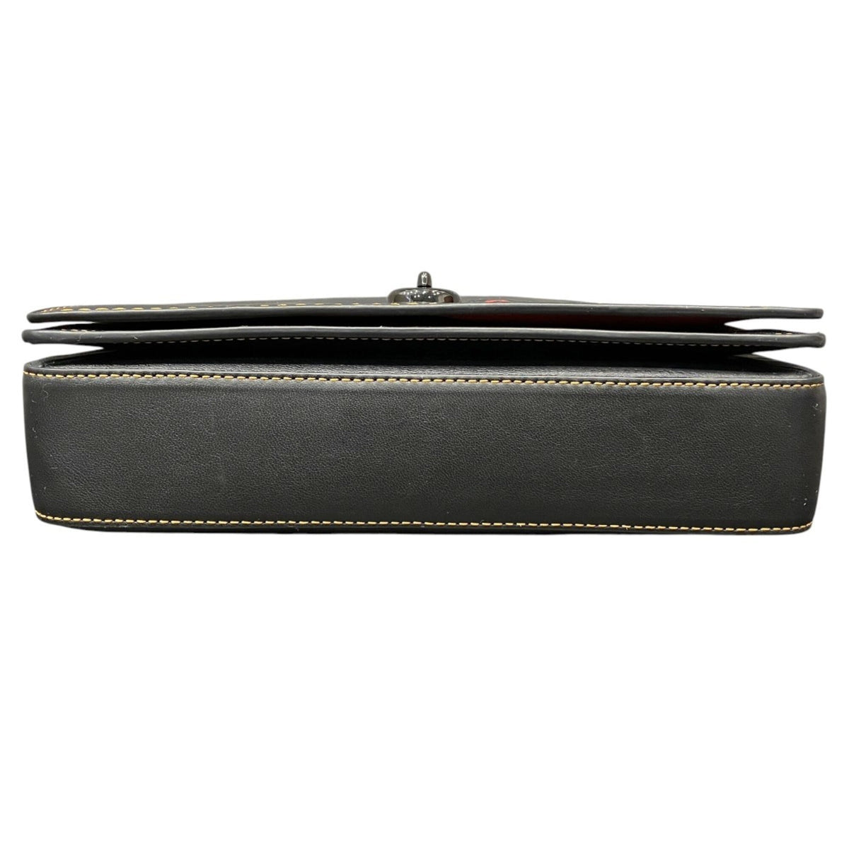 Coach Black Leather Shoulder Bag (Pre-Owned)