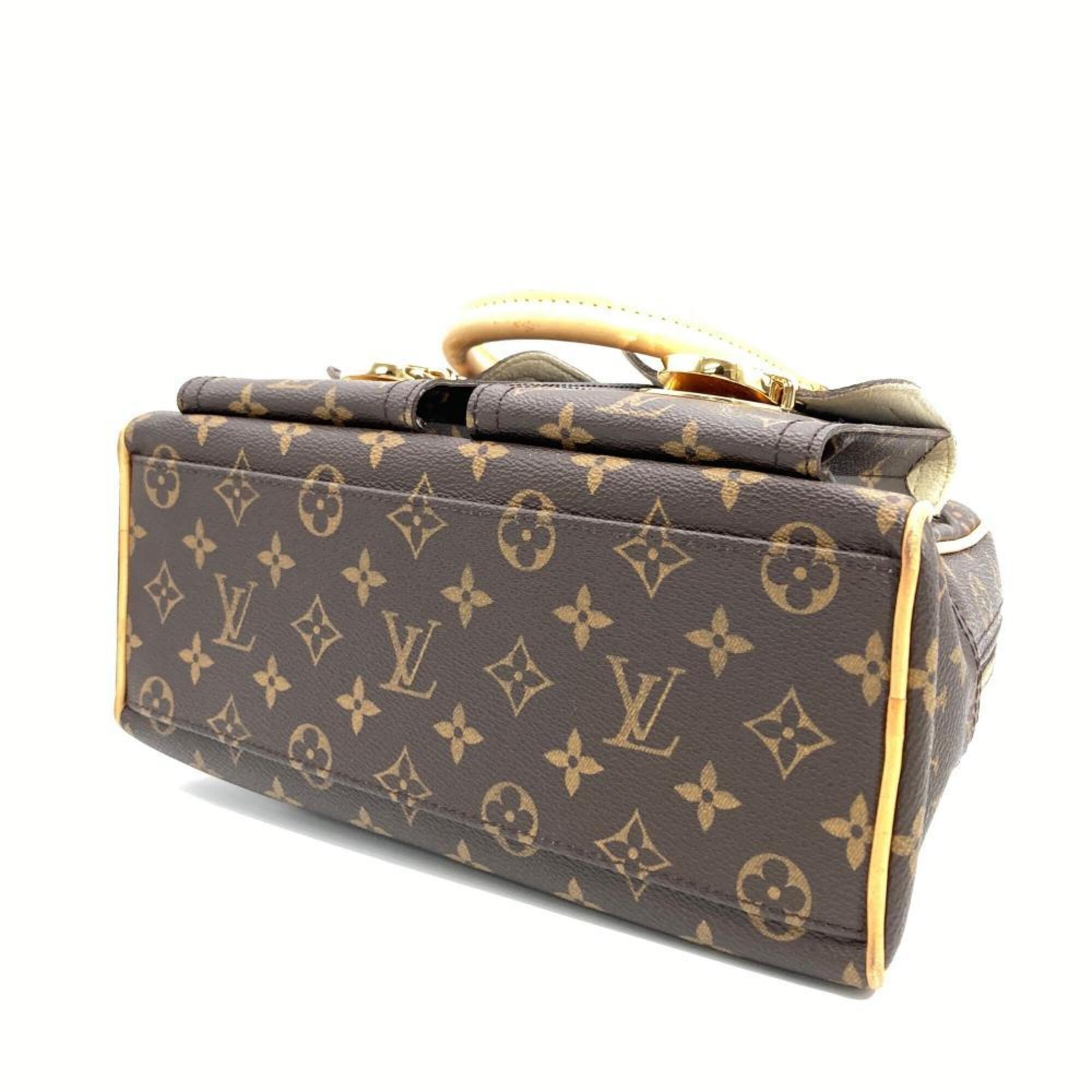 Louis Vuitton Brown Monogram Canvas Handbag (Pre-Owned)