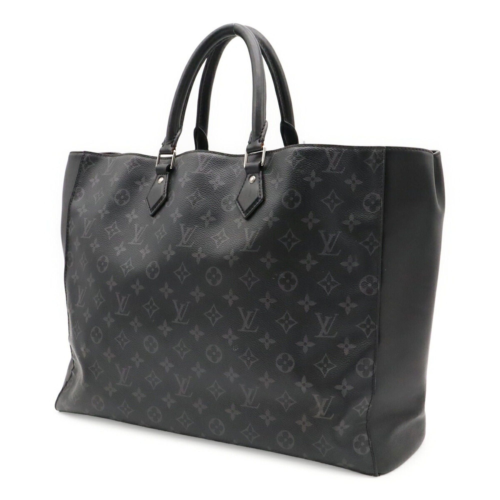 Louis Vuitton Black Gray Monogram Eclipse Handbag Pouch Tote Bag (Pre-Owned)