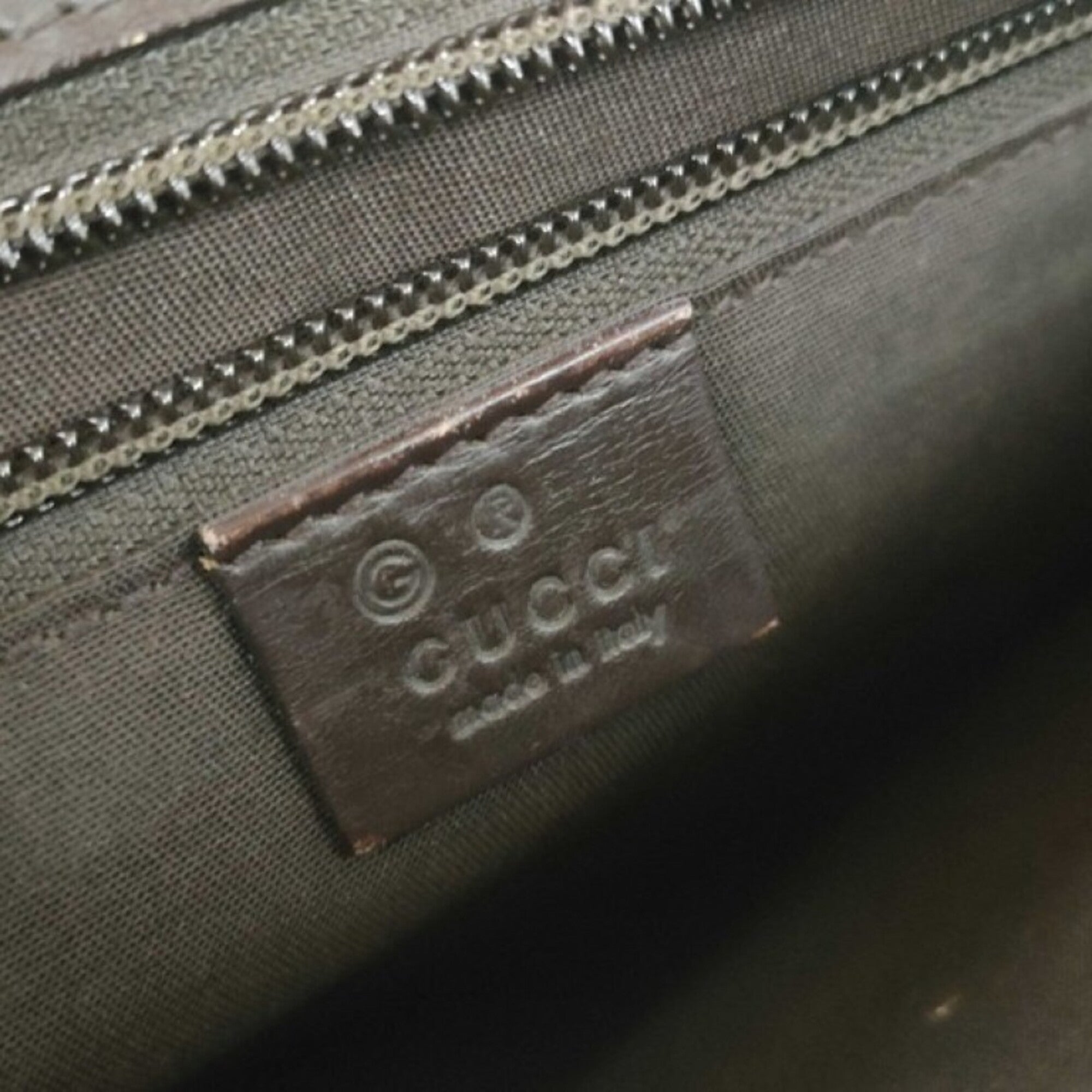 Gucci Brown Leather Briefcase (Pre-Owned)