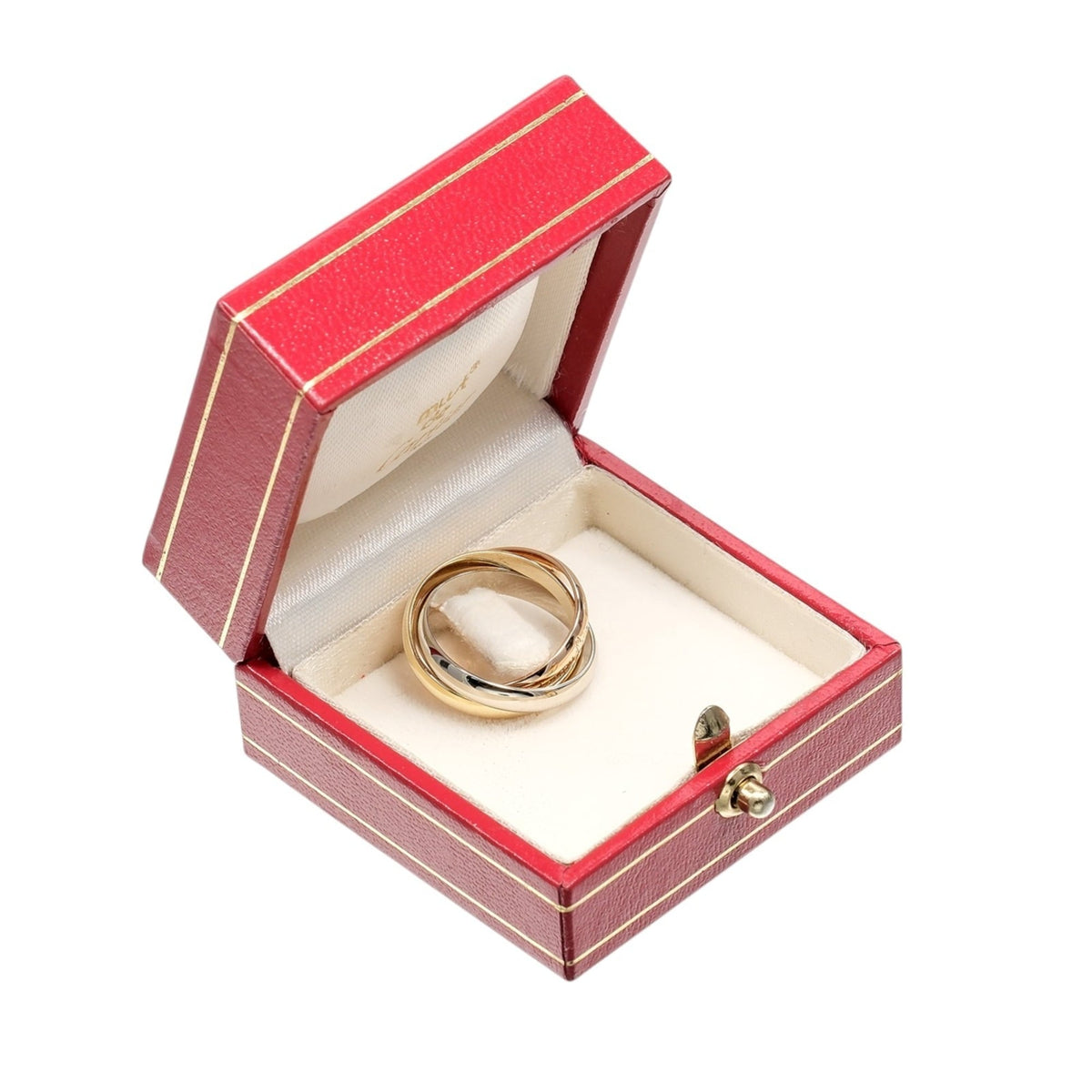 Cartier Trinity Yellow Gold (18K) Pink Gold (18K) White Gold (18K) Band Ring (Pre-Owned)