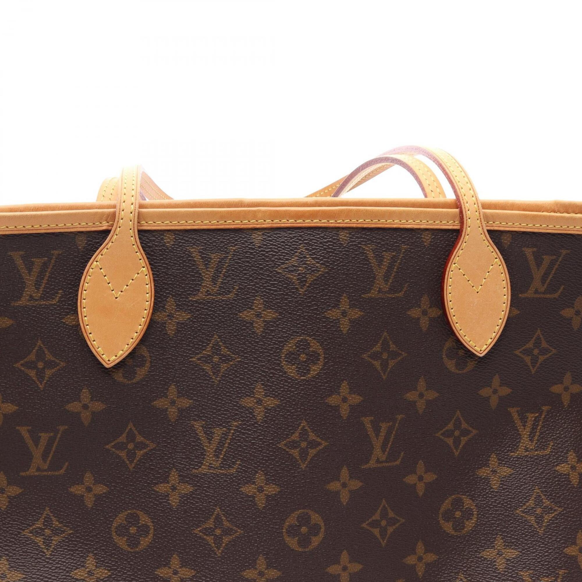 Louis Vuitton Brown Monogram Monogram Leather Coated Canvas Handbag Tote Bag (Pre-Owned)