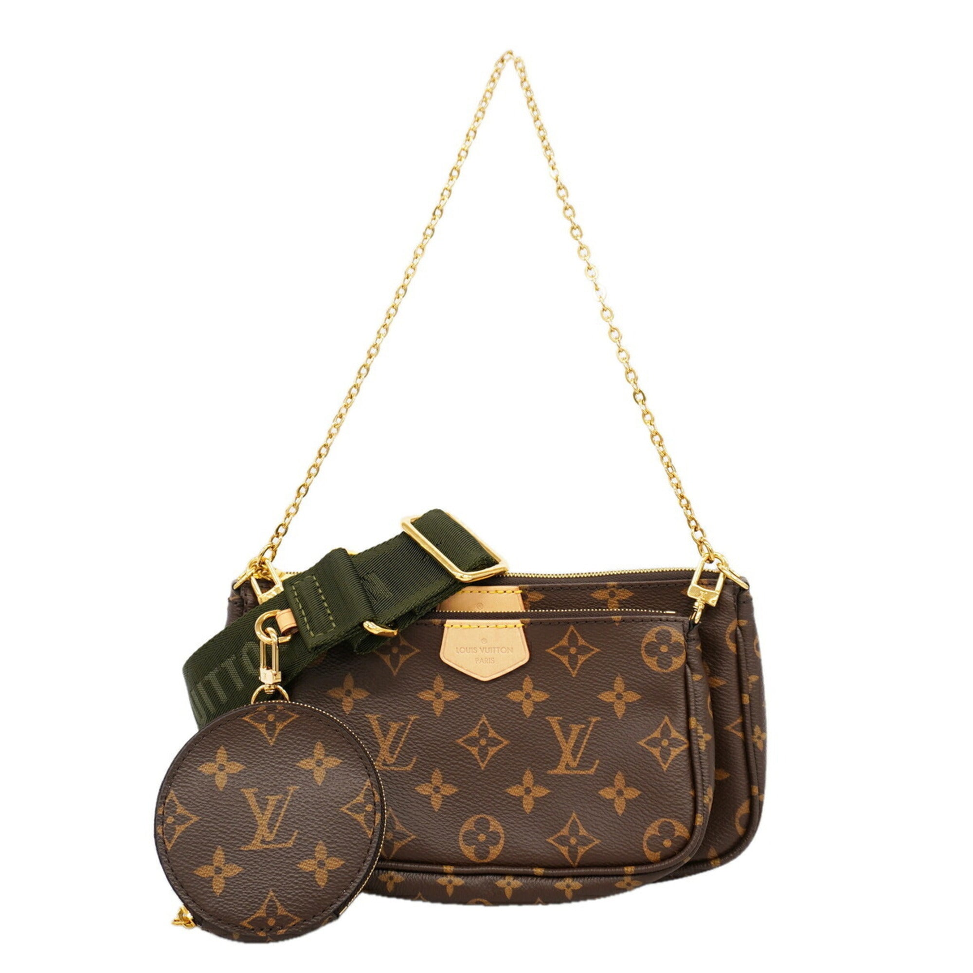 Louis Vuitton Brown Khaki Shoulder Bag (Pre-Owned)