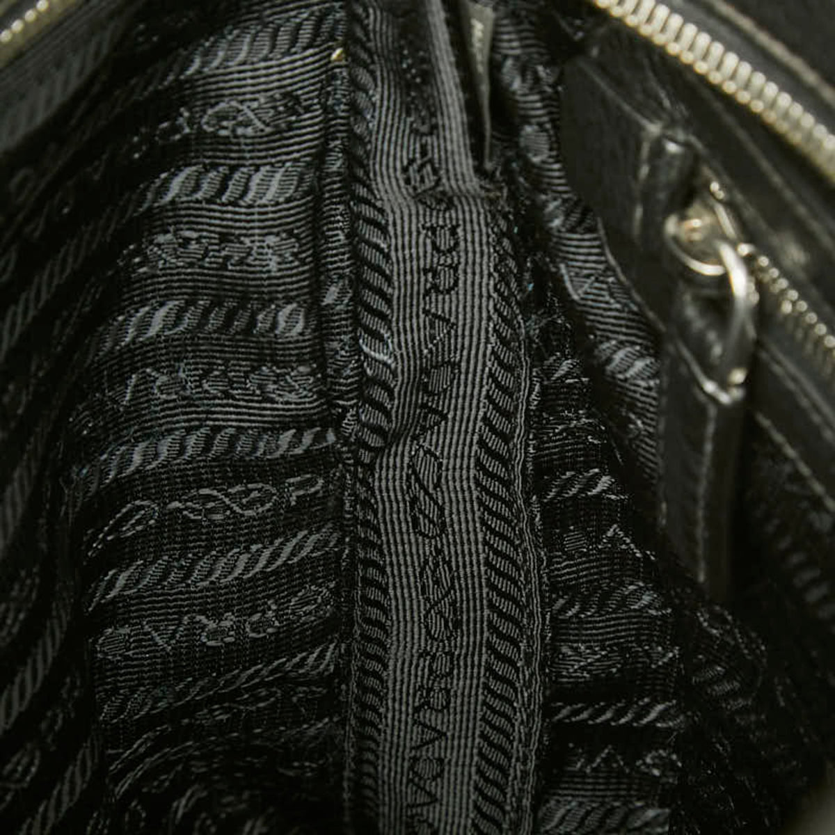 Prada Black Leather Shoulder Bag (Pre-Owned)
