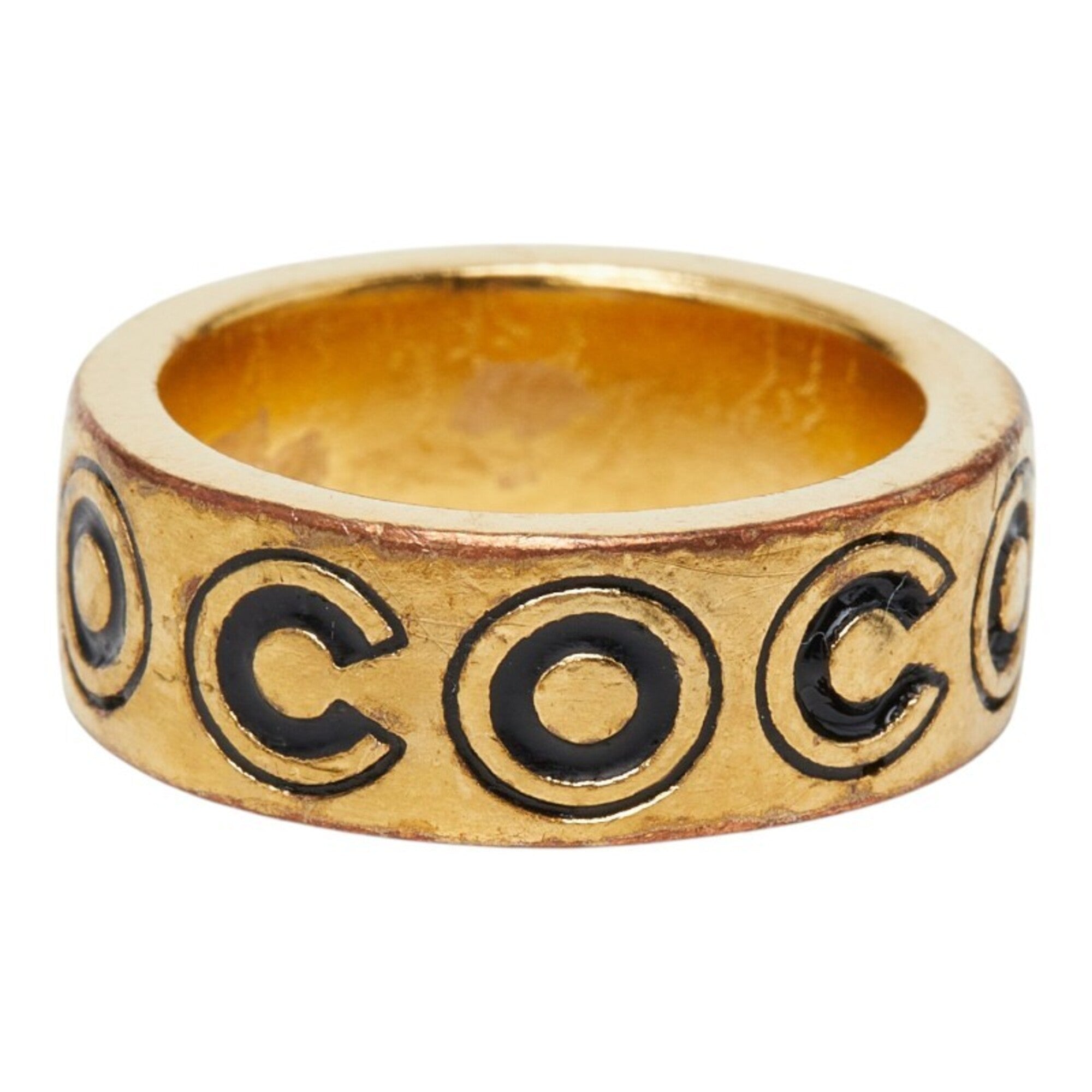Chanel Gold Band Ring (Pre-Owned)