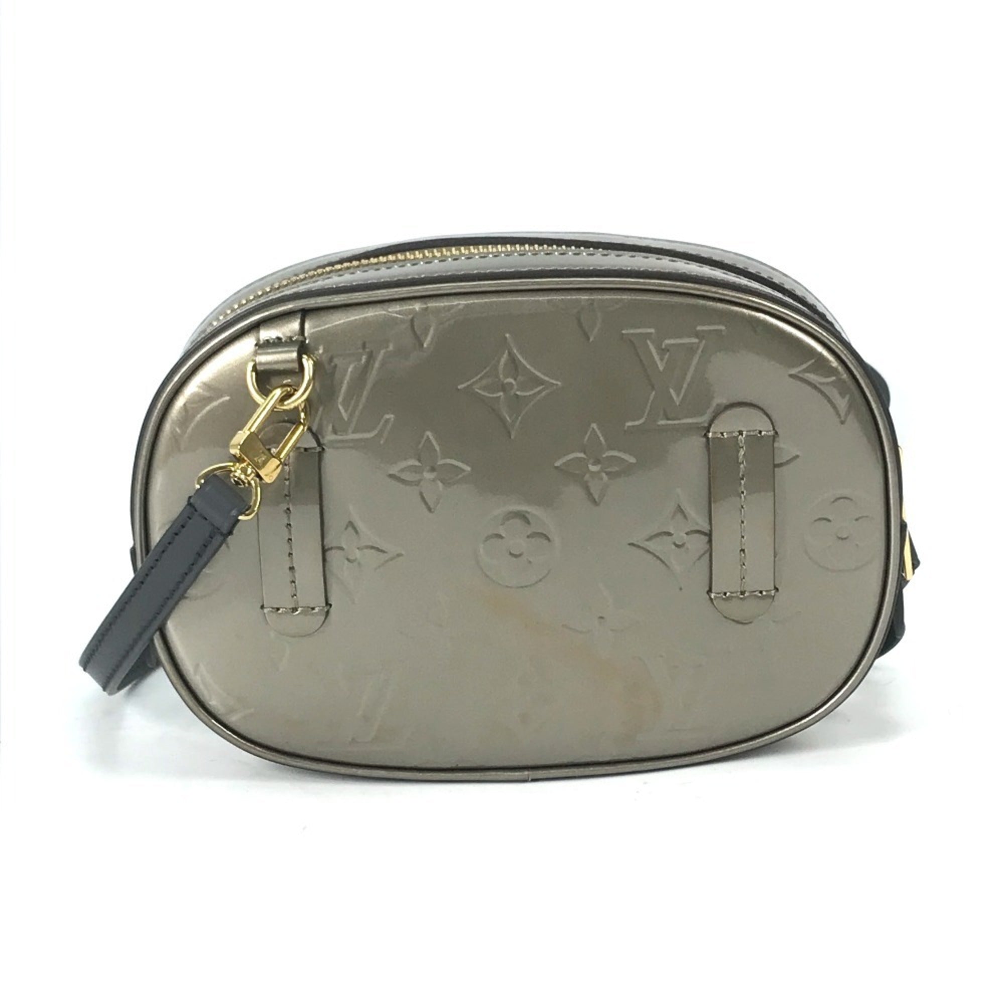 Louis Vuitton Gray Monogram Vernis Shoulder Bag Sling Bag (Pre-Owned)