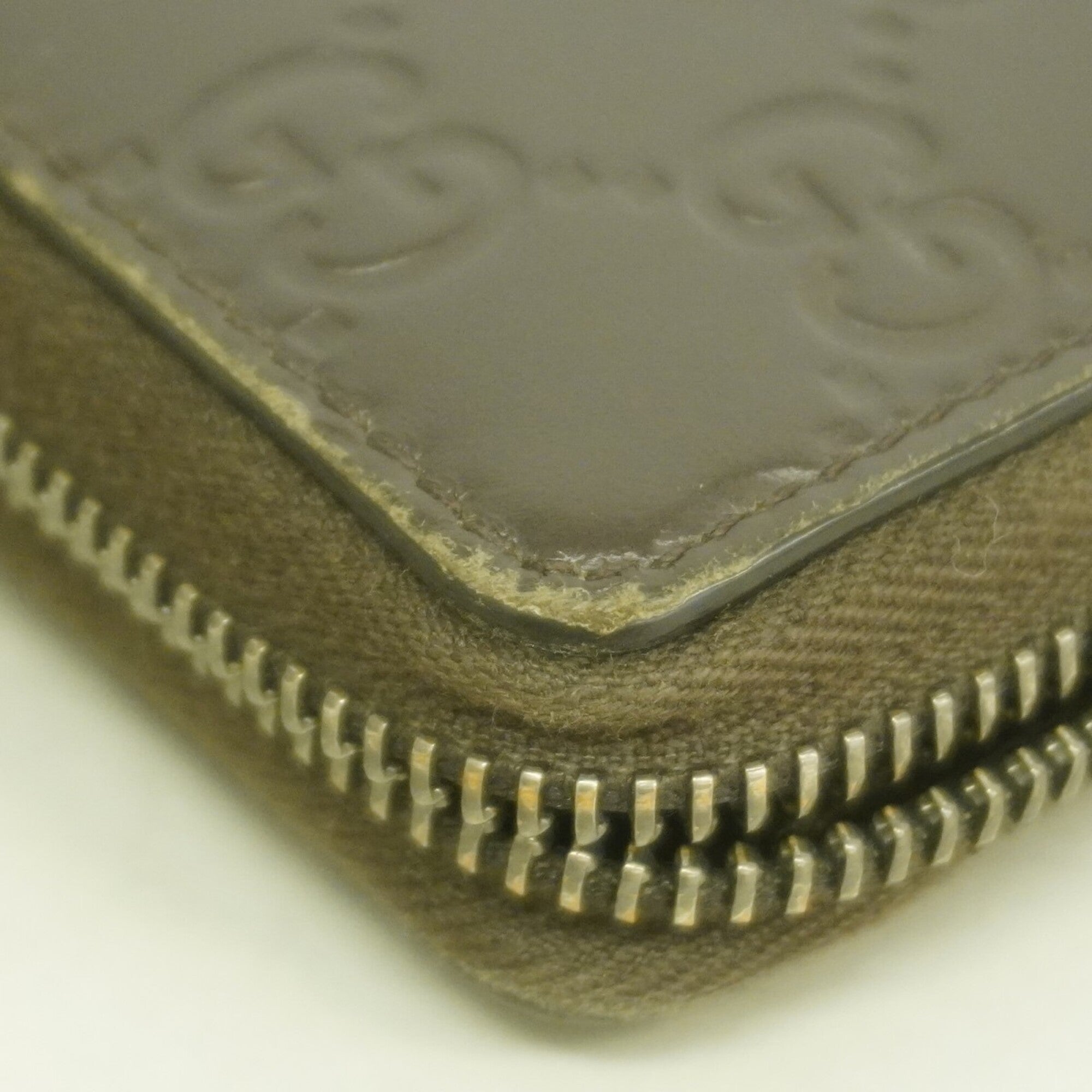 Gucci Brown Leather Long Wallet (Bi-Fold) (Pre-Owned)