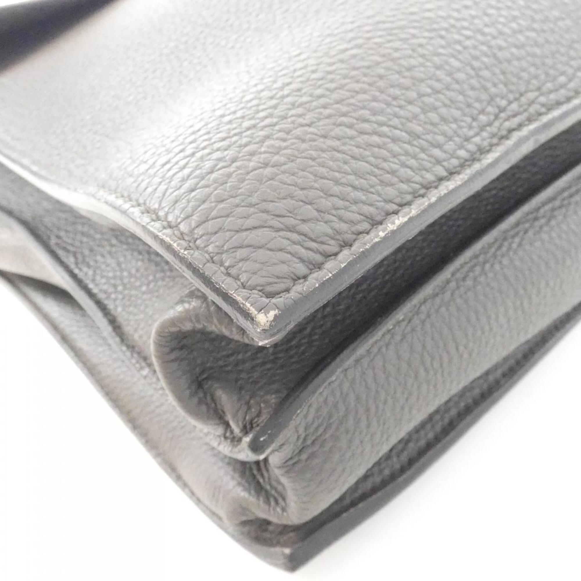 Hermes Graphite Togo Leather Handbag (Pre-Owned)