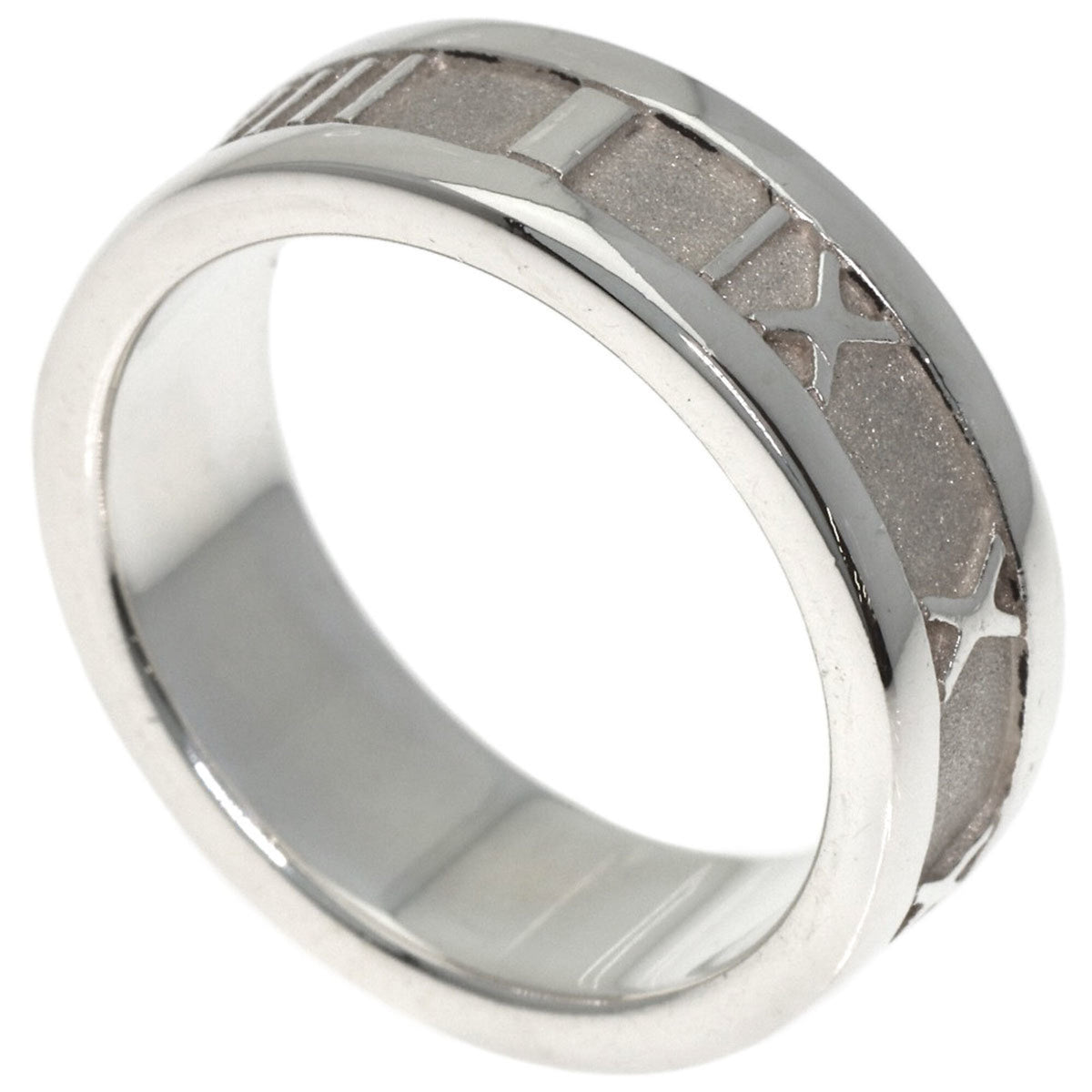 Tiffany Atlas Silver Band Ring (Pre-Owned)