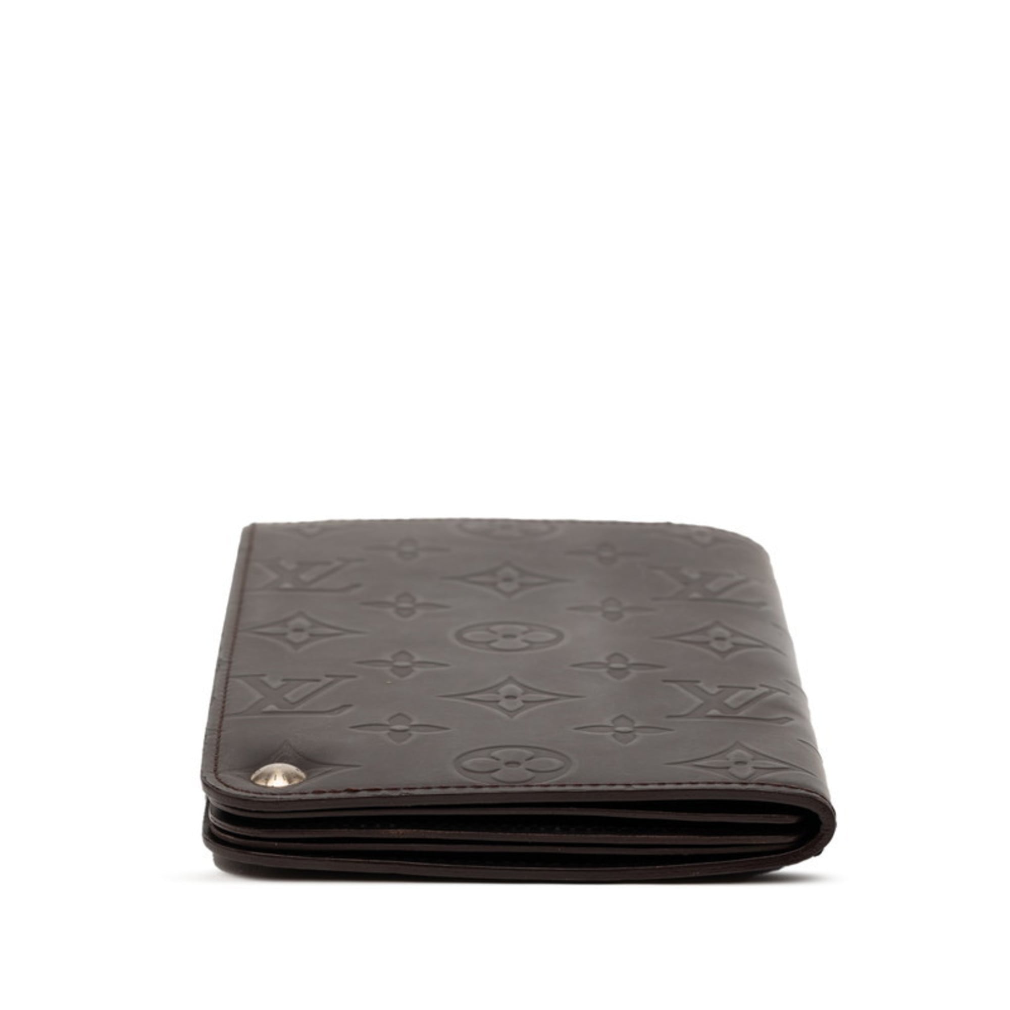 Louis Vuitton Brown Monogram Glacé Monogram Monogram Coin Purse/Coin Case (Pre-Owned)