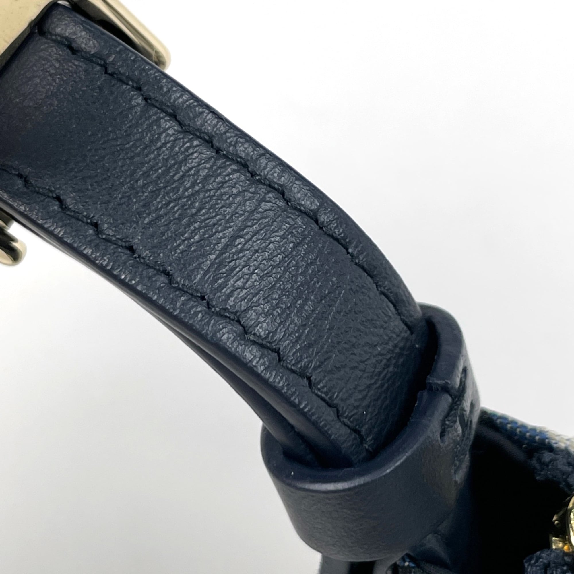 Christian Dior Navy Nylon Canvas Pouch (Pre-Owned)