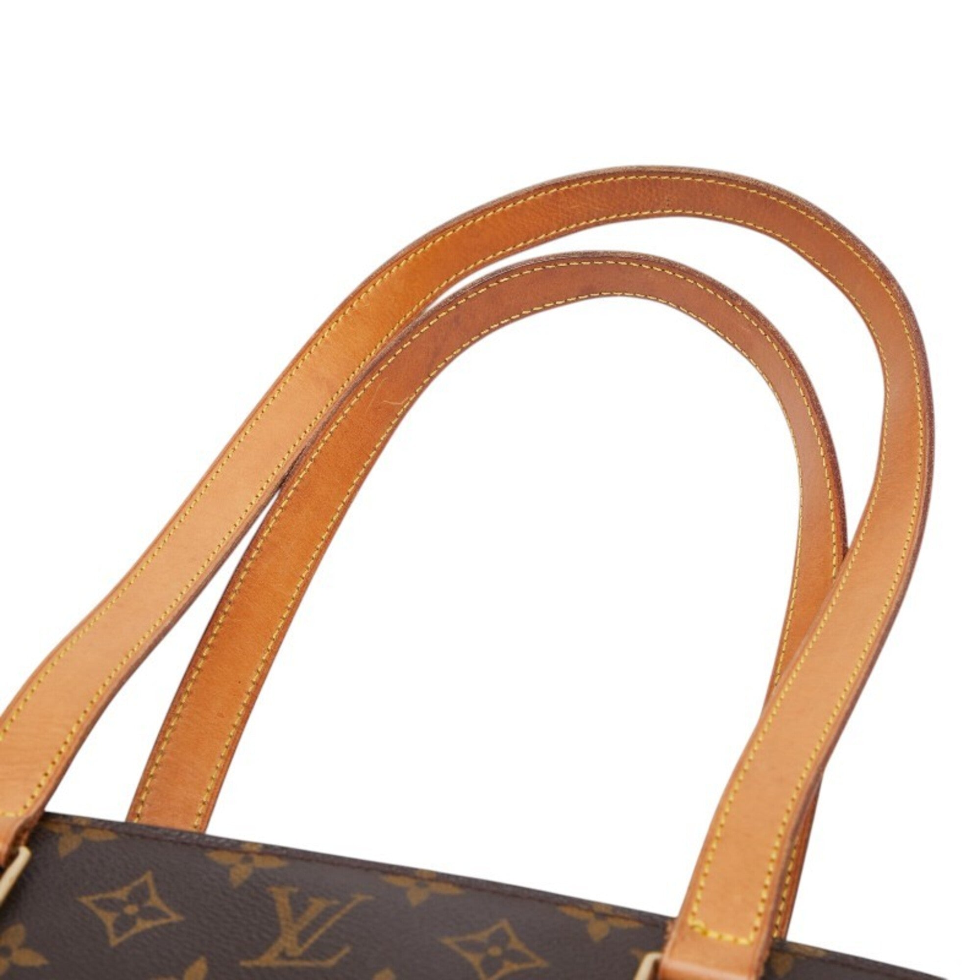 Louis Vuitton Brown Pvc Leather Shoulder Bag Tote Bag (Pre-Owned)