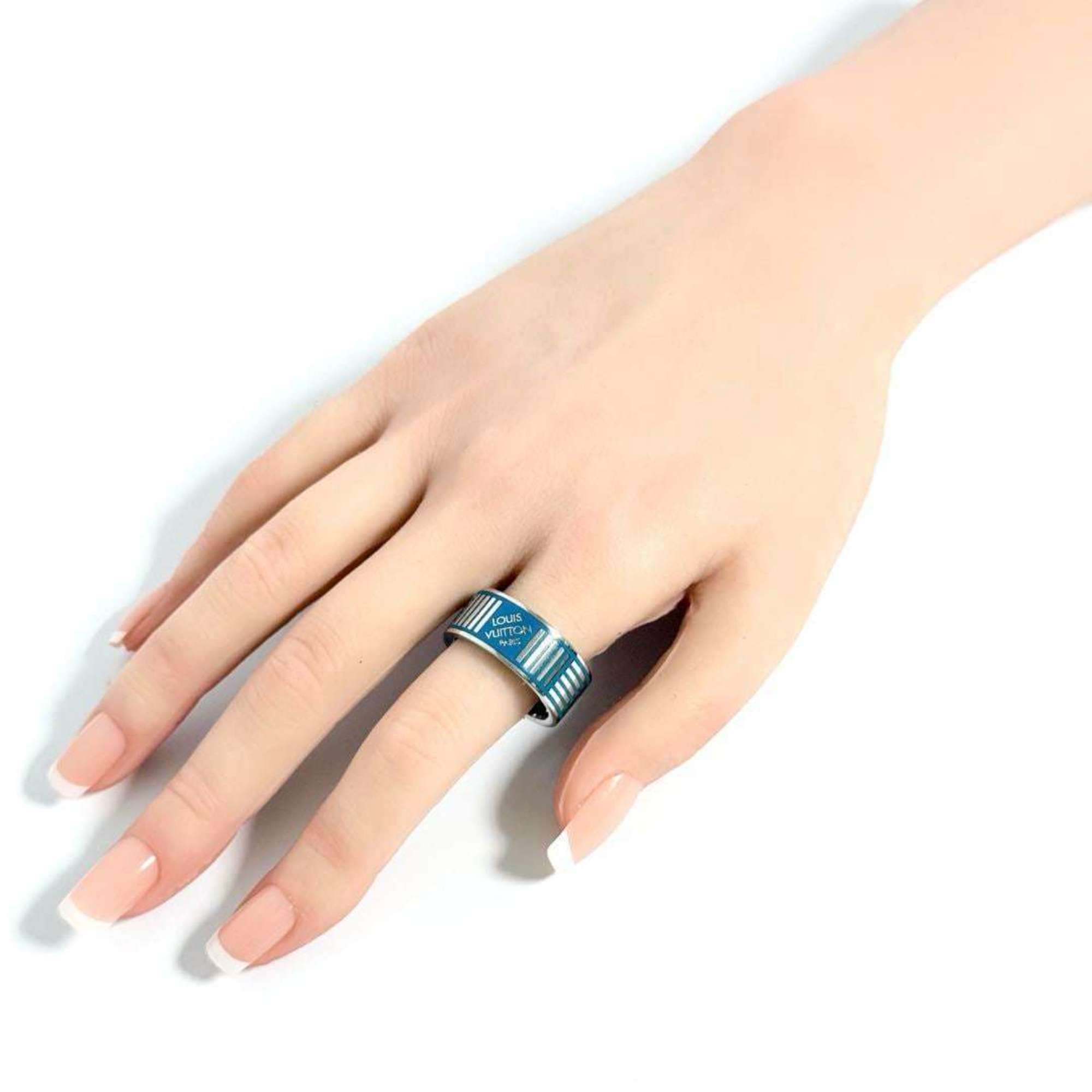 Louis Vuitton Metal Band Ring (Pre-Owned)