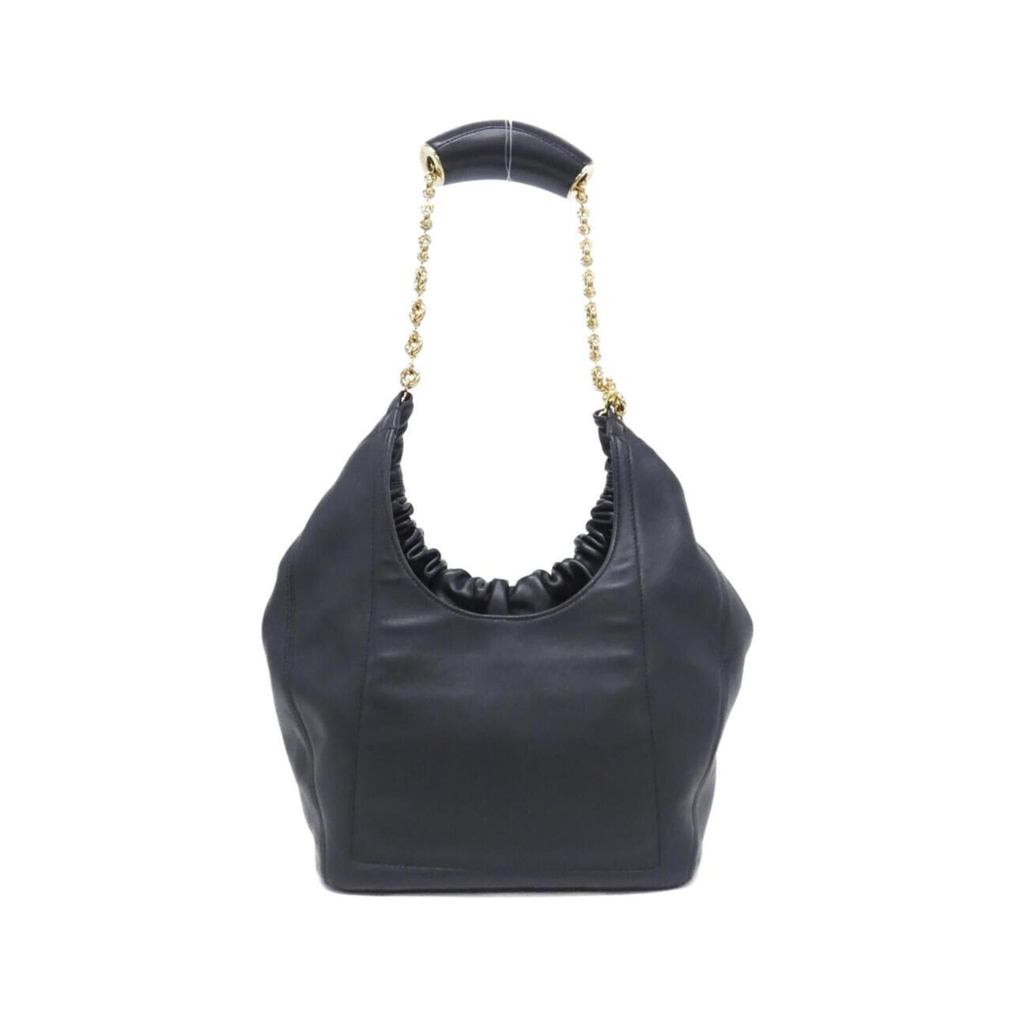Loewe Black Leather Shoulder Bag (Pre-Owned)