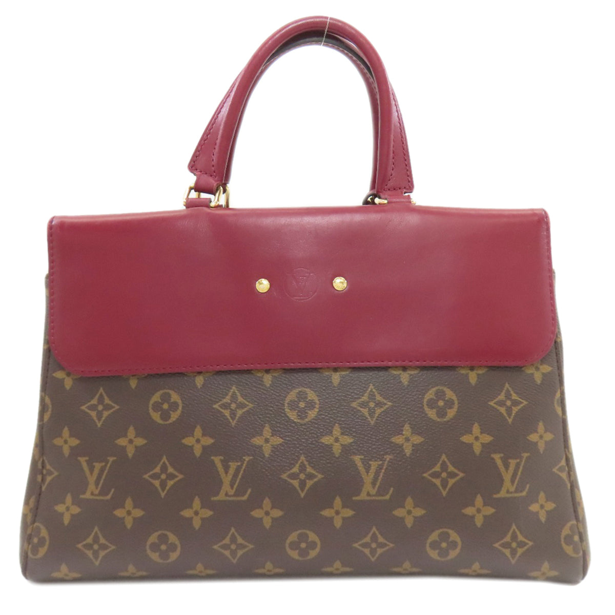 Louis Vuitton Bordeaux Brown Monogram Handbag (Pre-Owned)