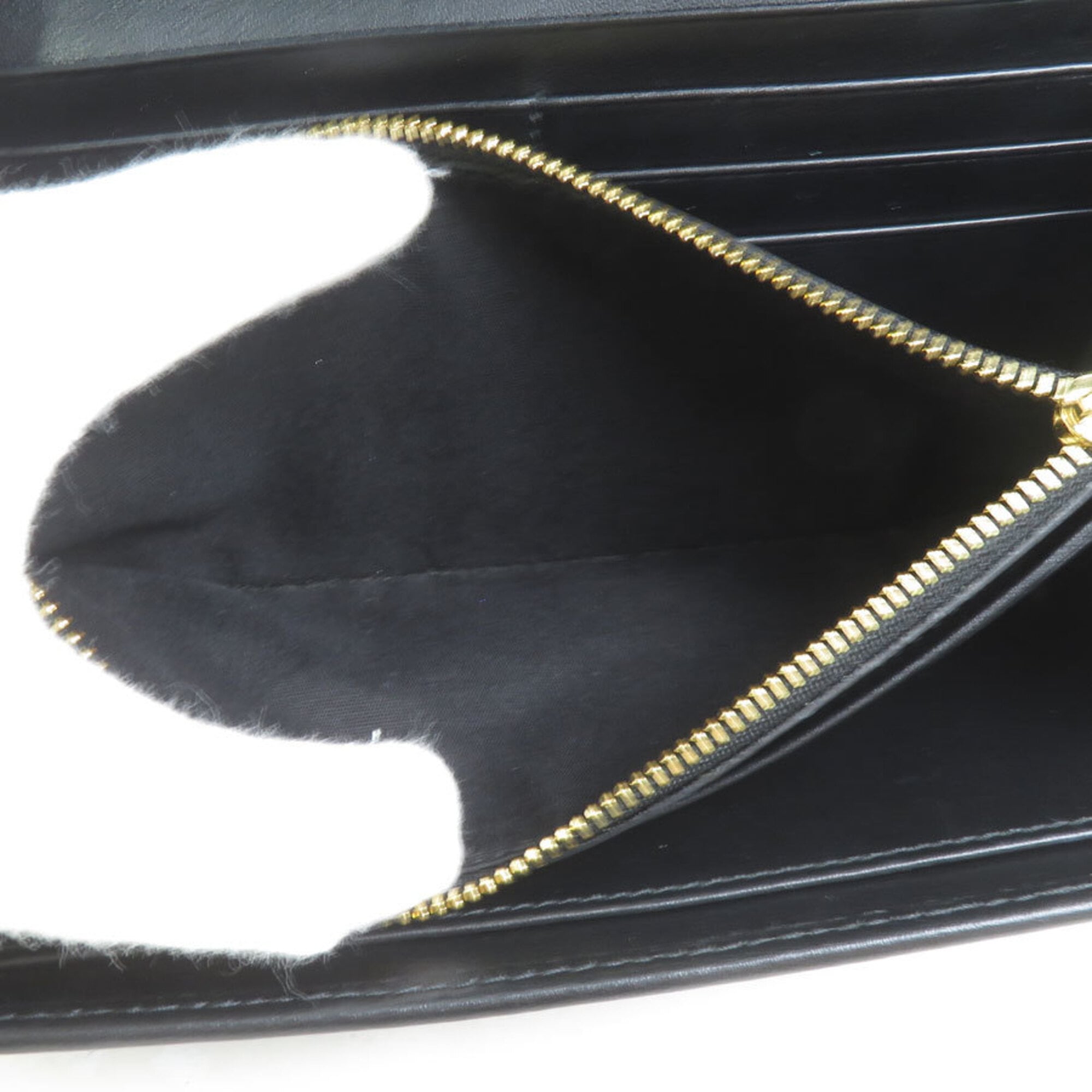 Salvatore Ferragamo Black Leather Long Wallet (Bi-Fold) (Pre-Owned)