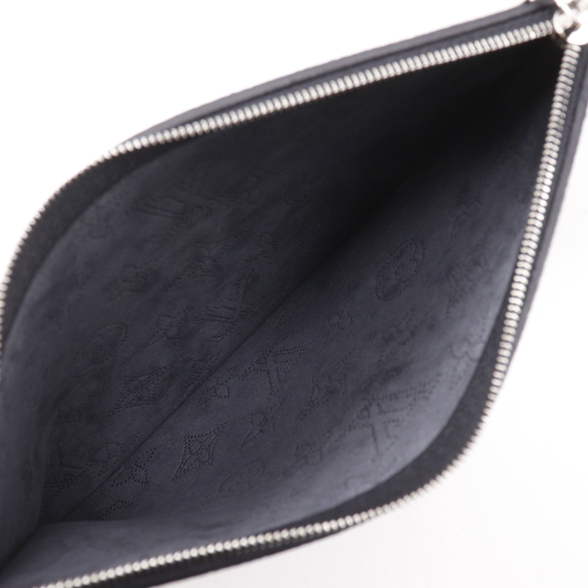 Louis Vuitton Black Noir Monogram Mahina Leather Tote Bag (Pre-Owned)