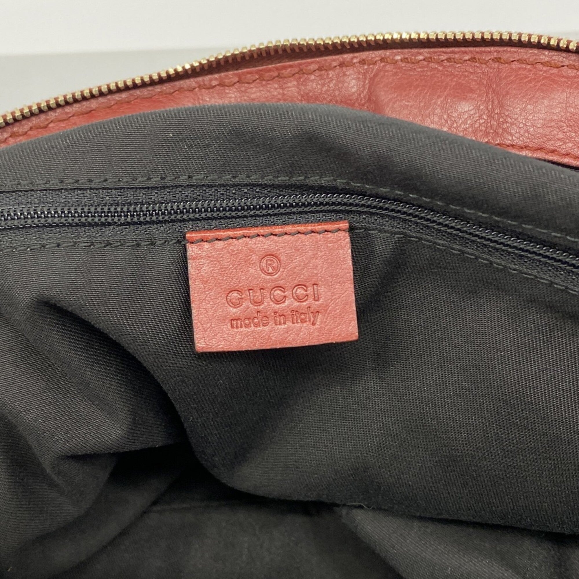 Gucci Black Bordeaux Canvas Tote Bag (Pre-Owned)