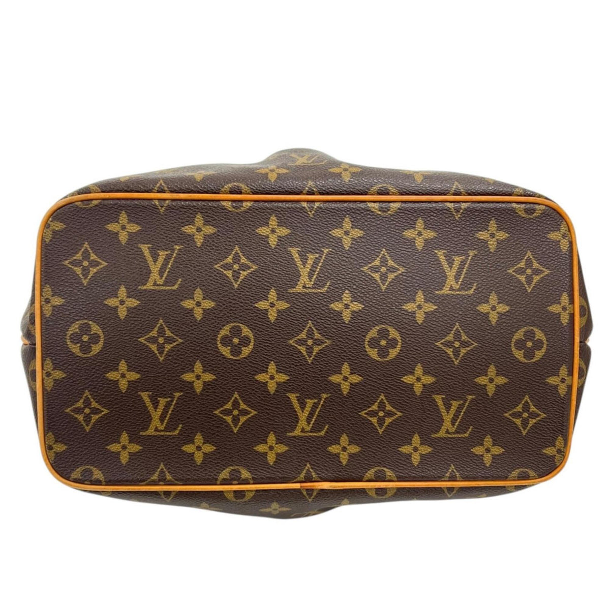 Louis Vuitton Brown Monogram Leather Handbag Shoulder Bag (Pre-Owned)