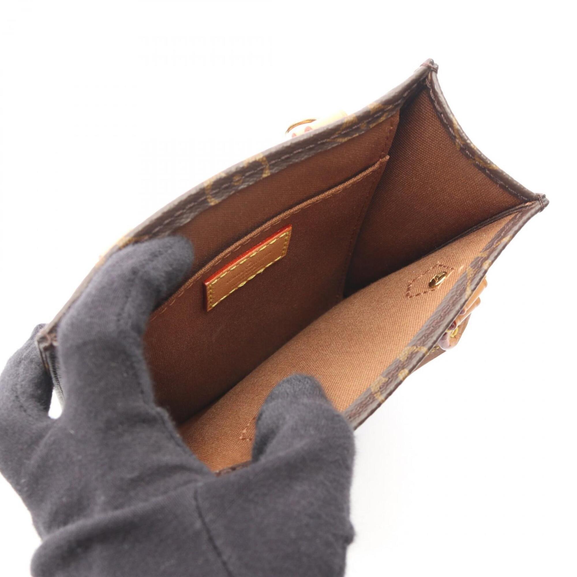 Louis Vuitton Brown Coated Canvas Leather Handbag (Pre-Owned)